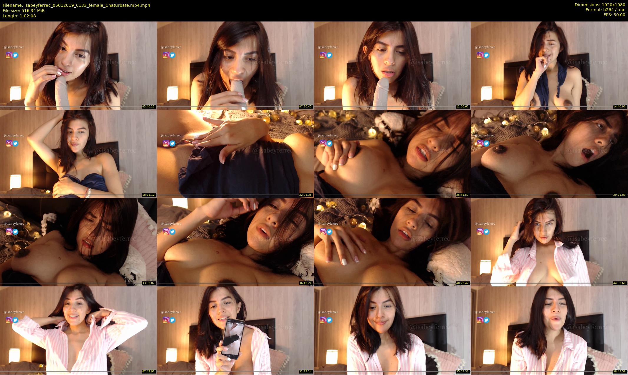 isabeyferrec — 63 minute Chaturbate female cam show recording, 1080p, Jan 5, 2019