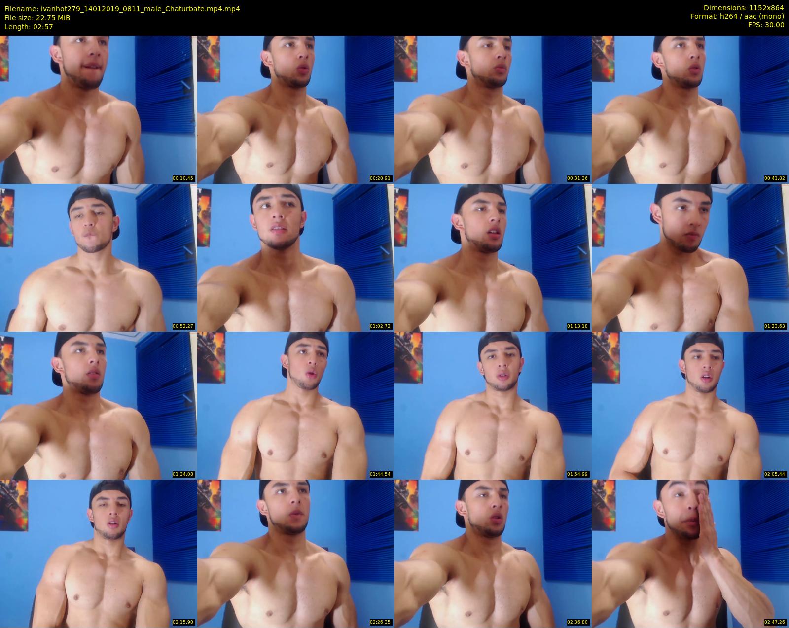 ivanhot279 — 3 minute Chaturbate male cam show recording, 720p, Jan 14, 2019