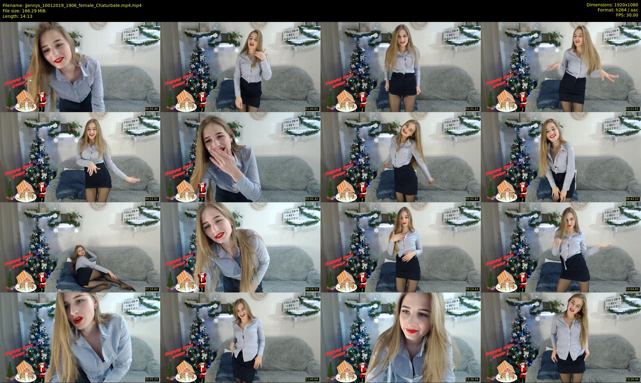 jjennys — 15 minute Chaturbate female cam show recording, 1080p, Jan 10, 2019