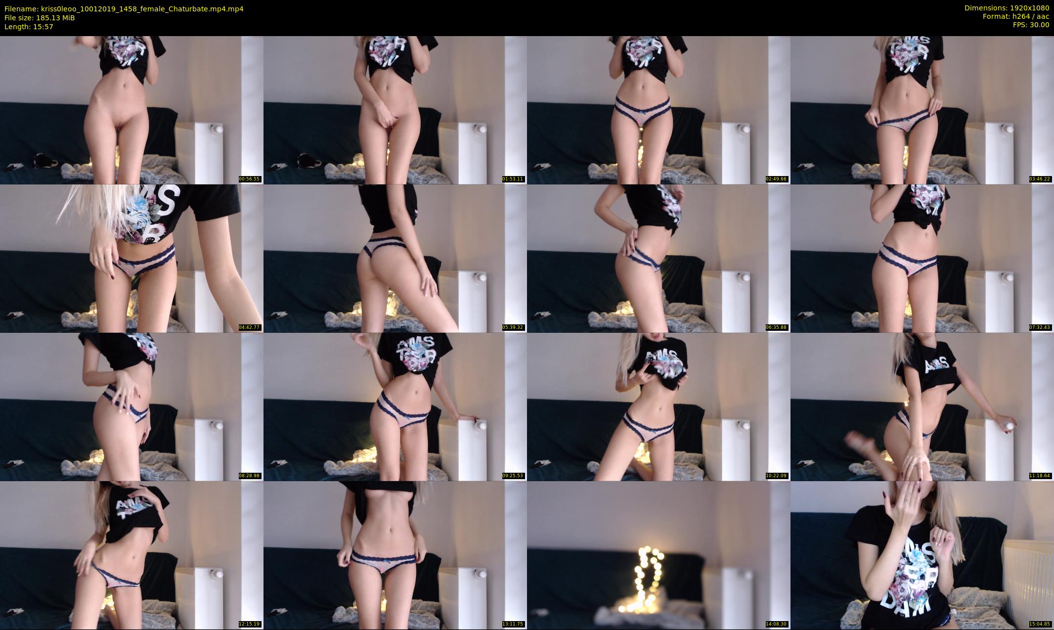 kriss0leoo — 16 minute Chaturbate couple cam show recording, 1080p, Jan 10, 2019
