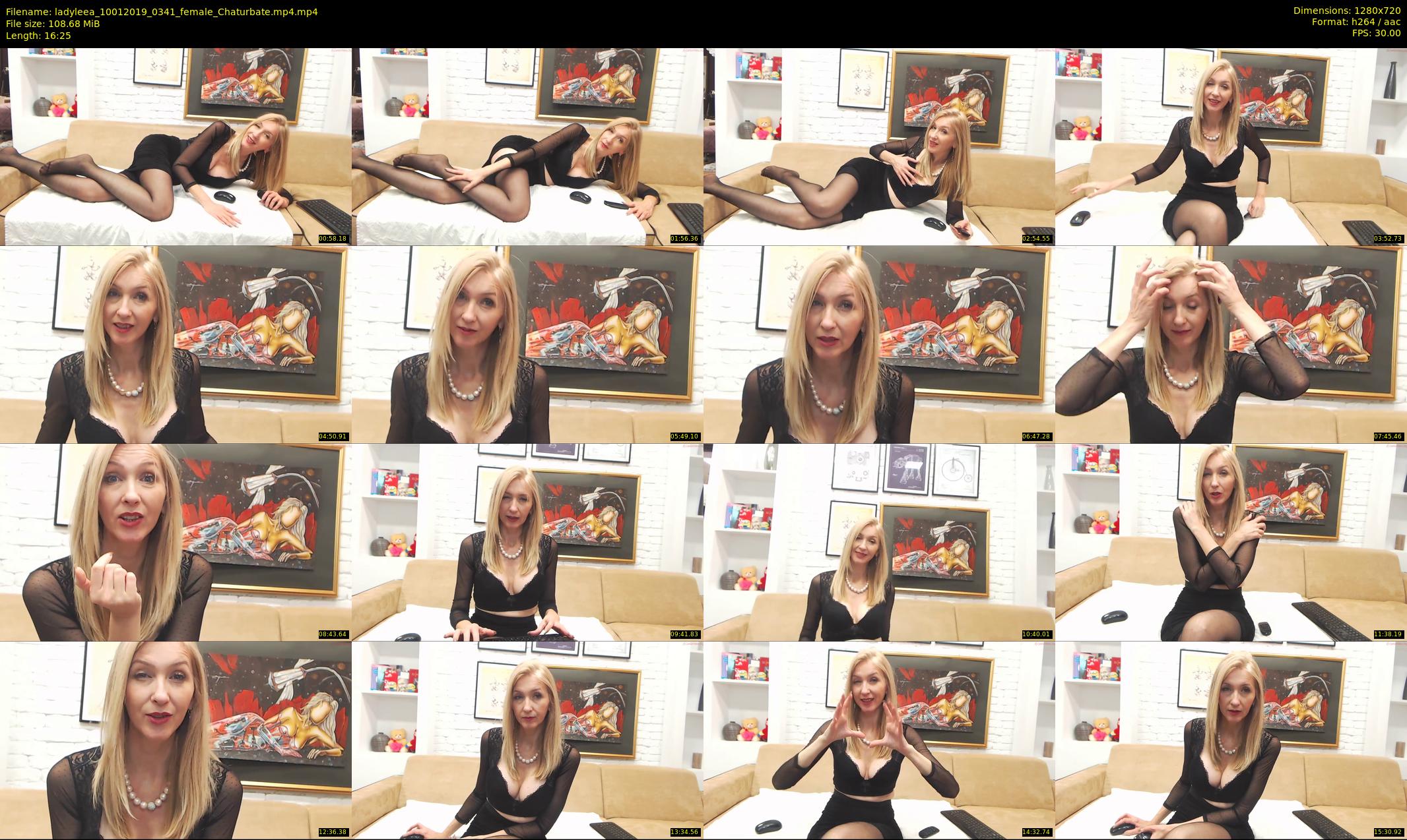ladyleea — 17 minute Chaturbate female cam show recording, 720p, Jan 10, 2019
