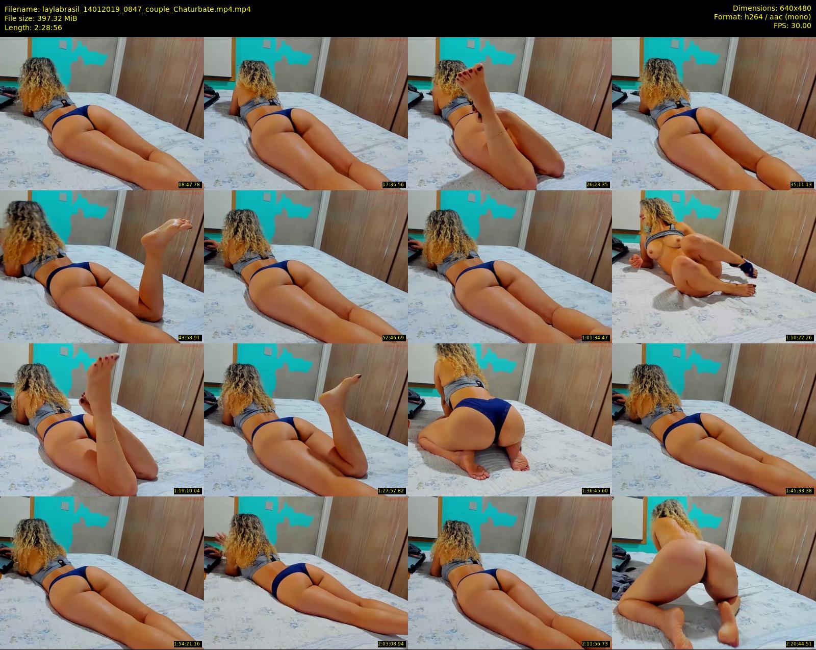 laylabrasil — 149 minute Chaturbate female cam show recording, 480p, Jan 14, 2019