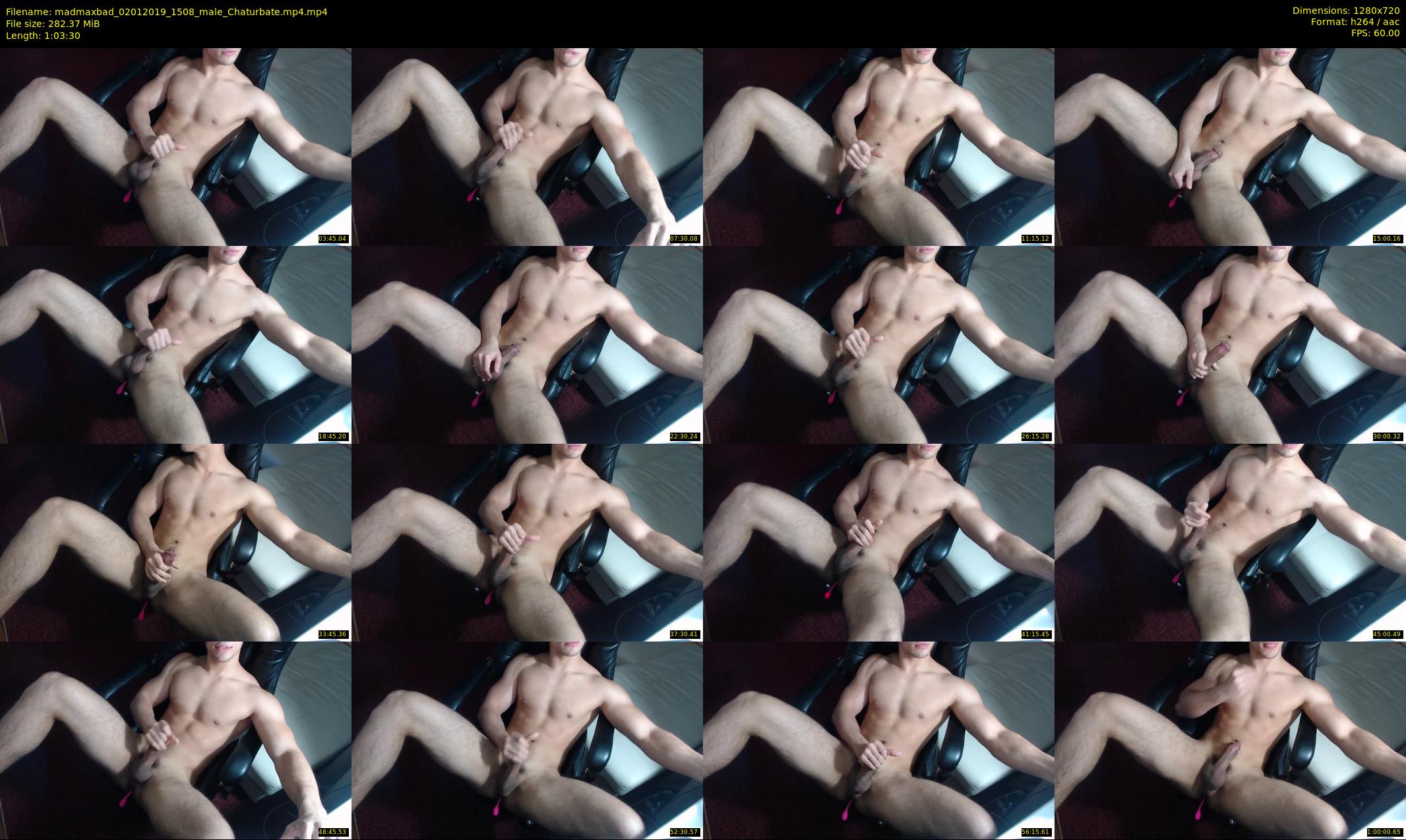 madmaxbad — 64 minute Chaturbate male cam show recording, 720p, Jan 2, 2019