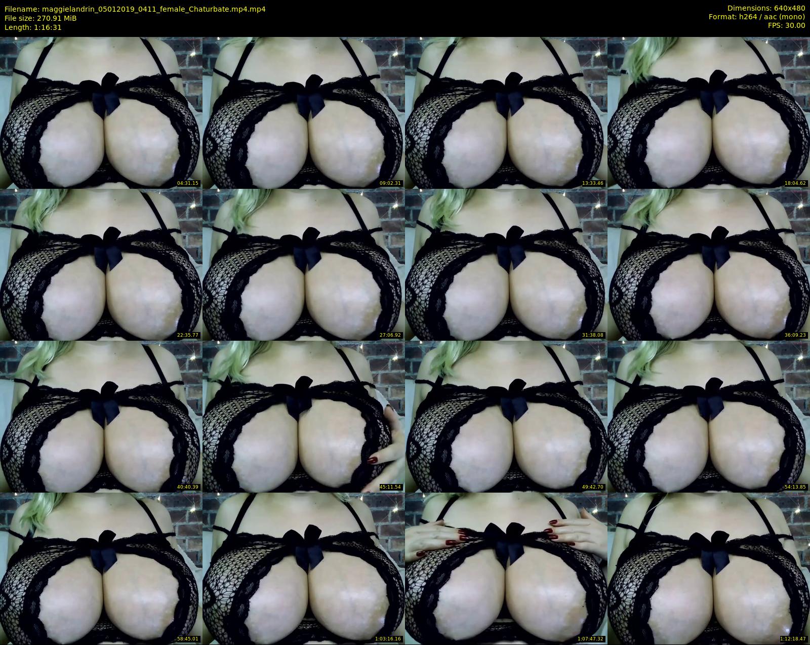 maggielandrin — 77 minute Chaturbate female cam show recording, 480p, Jan 5, 2019