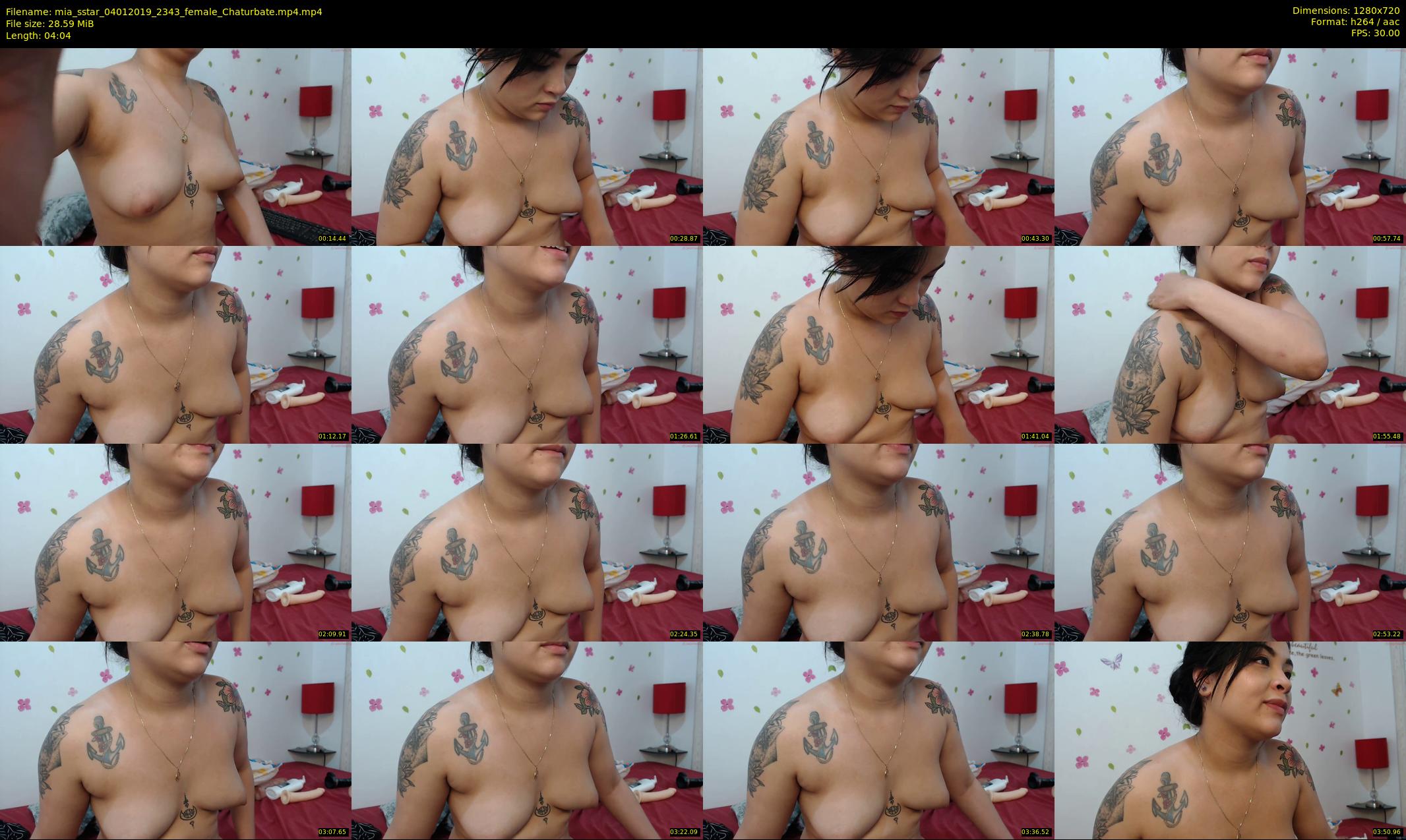 mia_sstar — 5 minute Chaturbate female cam show recording, 720p, Jan 4, 2019