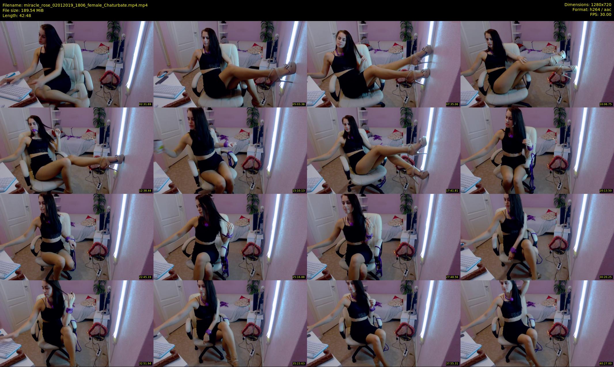 miracle_rose — 43 minute Chaturbate female cam show recording, 720p, Jan 2, 2019