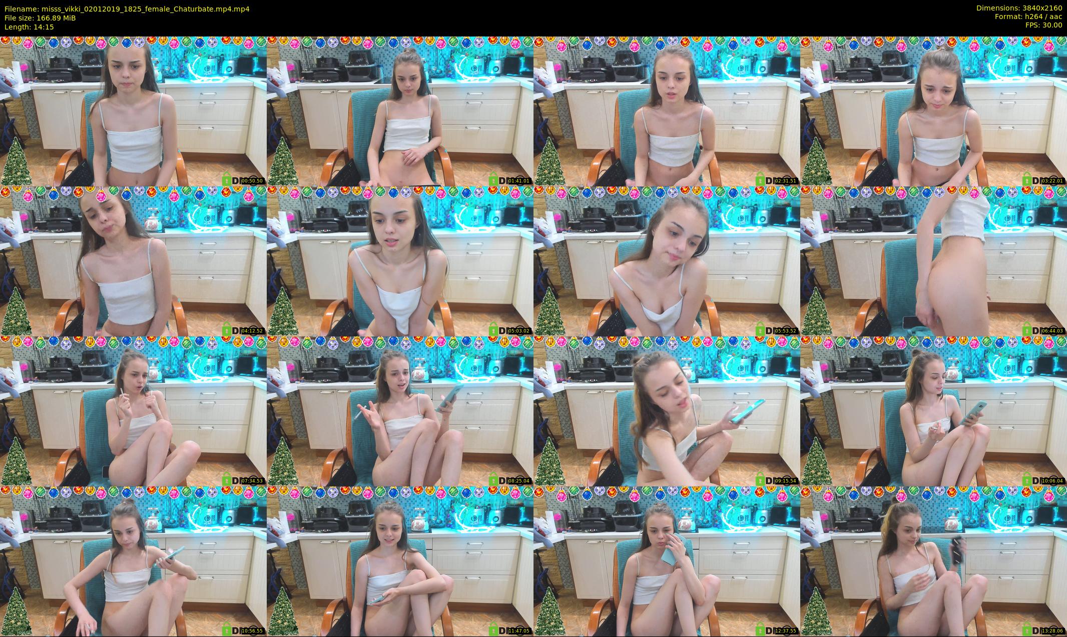 misss_vikki — 15 minute Chaturbate female cam show recording, 4K, Jan 2, 2019