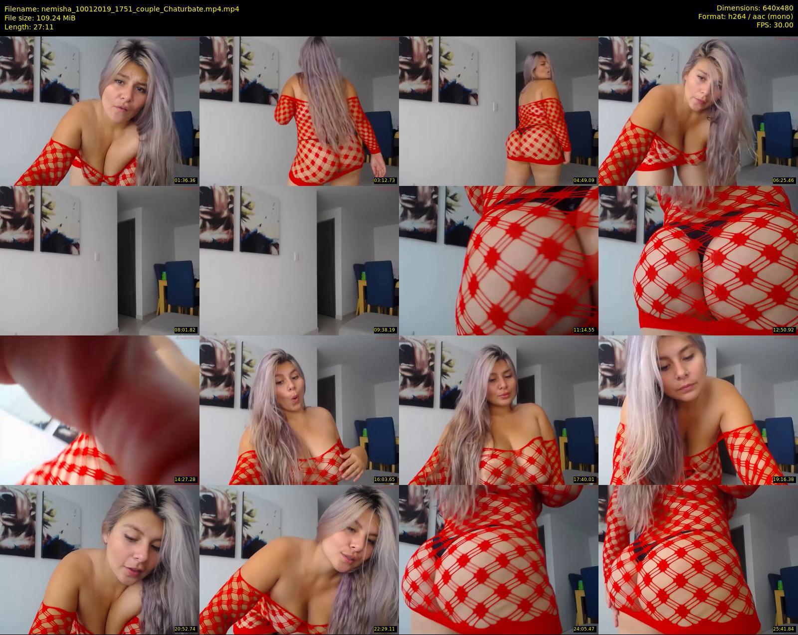 nemisha — 28 minute Chaturbate female cam show recording, 480p, Jan 10, 2019