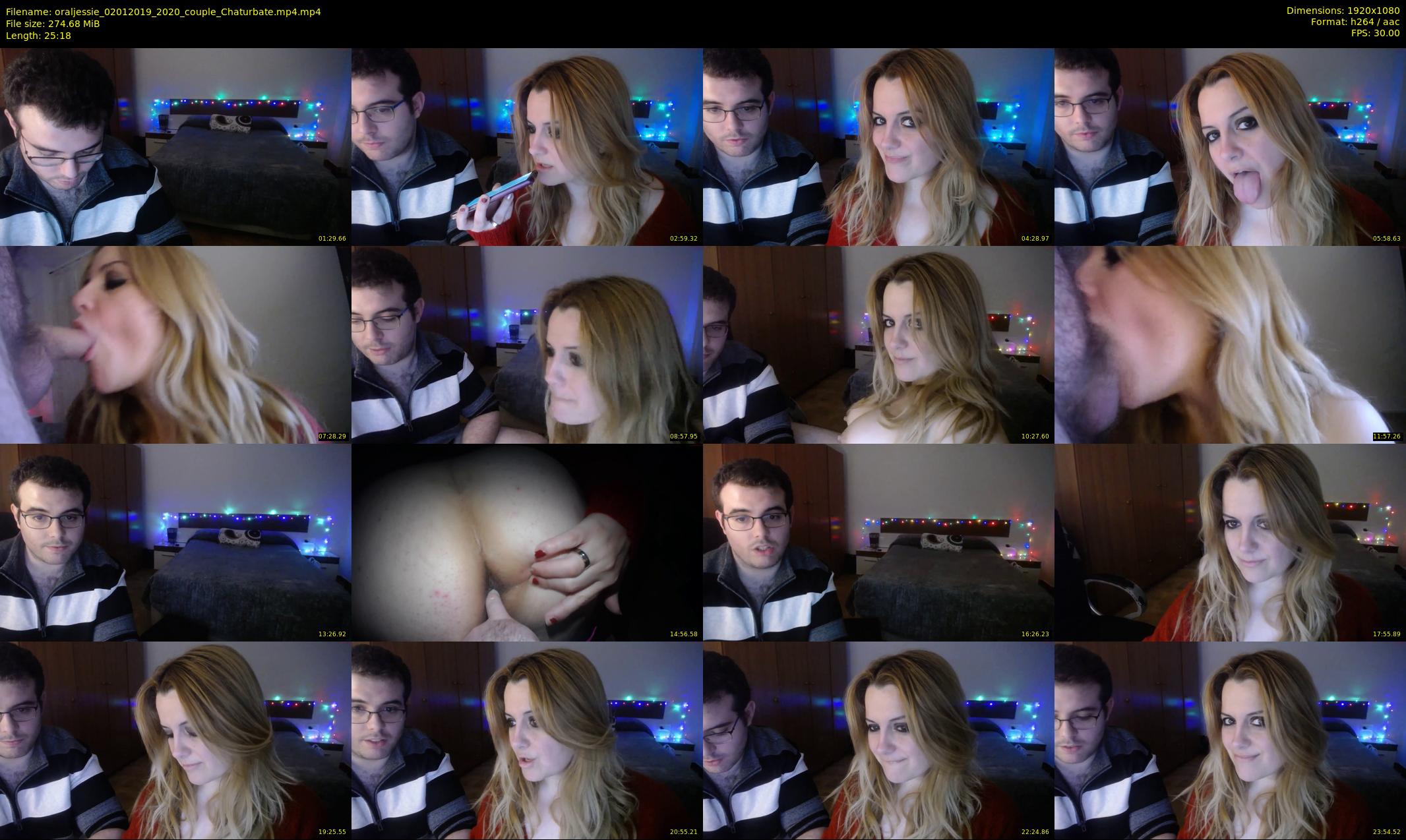 oraljessie — 26 minute Chaturbate couple cam show recording, 1080p, Jan 2, 2019