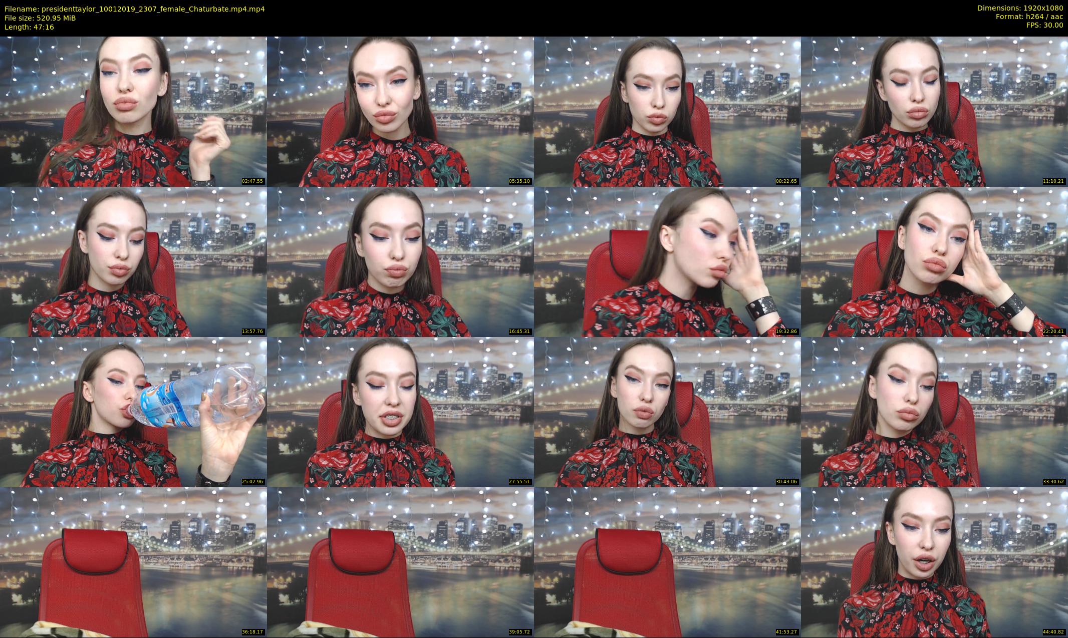 presidenttaylor — 48 minute Chaturbate female cam show recording, 1080p, Jan 10, 2019