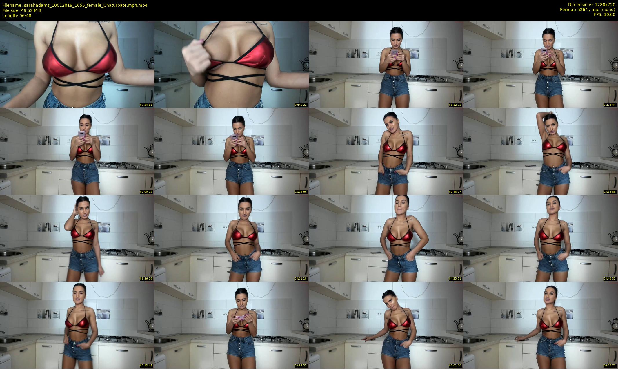 sarahadams — 7 minute Chaturbate female cam show recording, 720p, Jan 10, 2019