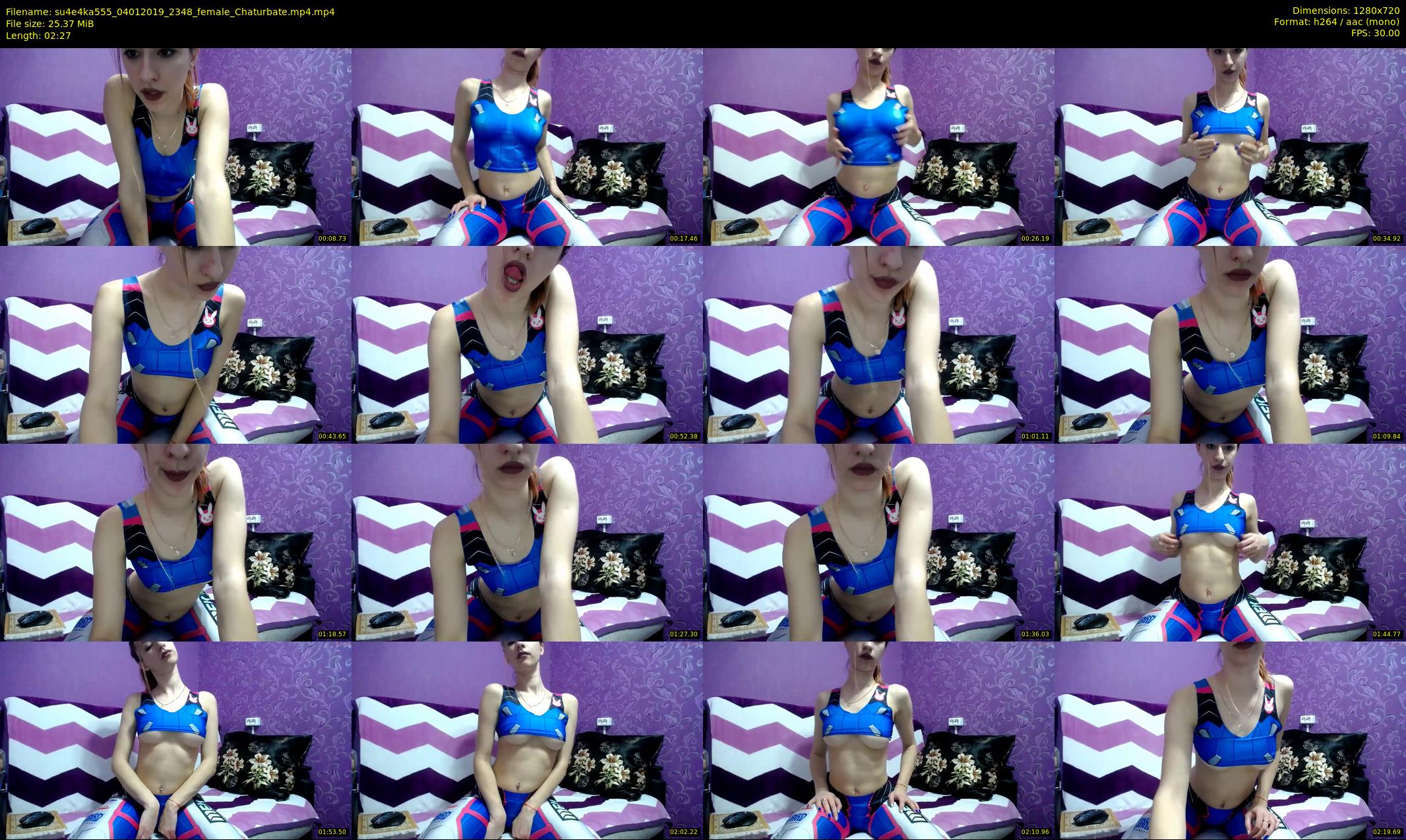 su4e4ka555 — 3 minute Chaturbate female cam show recording, 720p, Jan 4, 2019