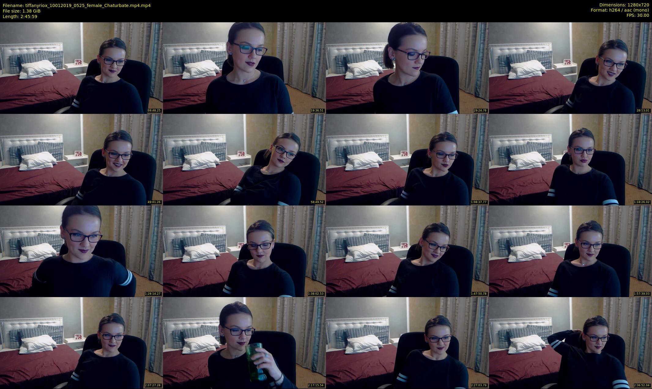 tiffanyriox — 166 minute Chaturbate female cam show recording, 720p, Jan 10, 2019