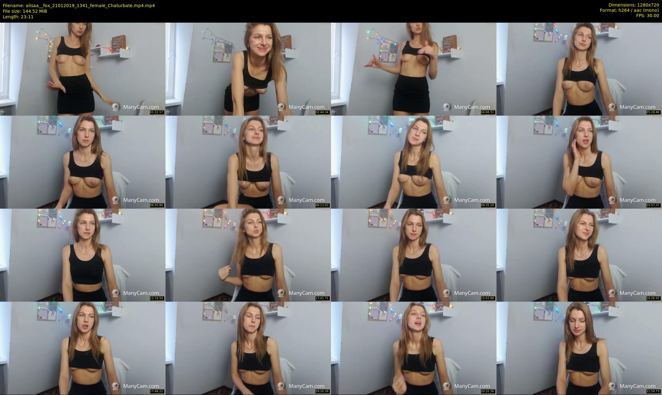 alisaa__fox — 24 minute Chaturbate female cam show recording, 720p, Jan 21, 2019