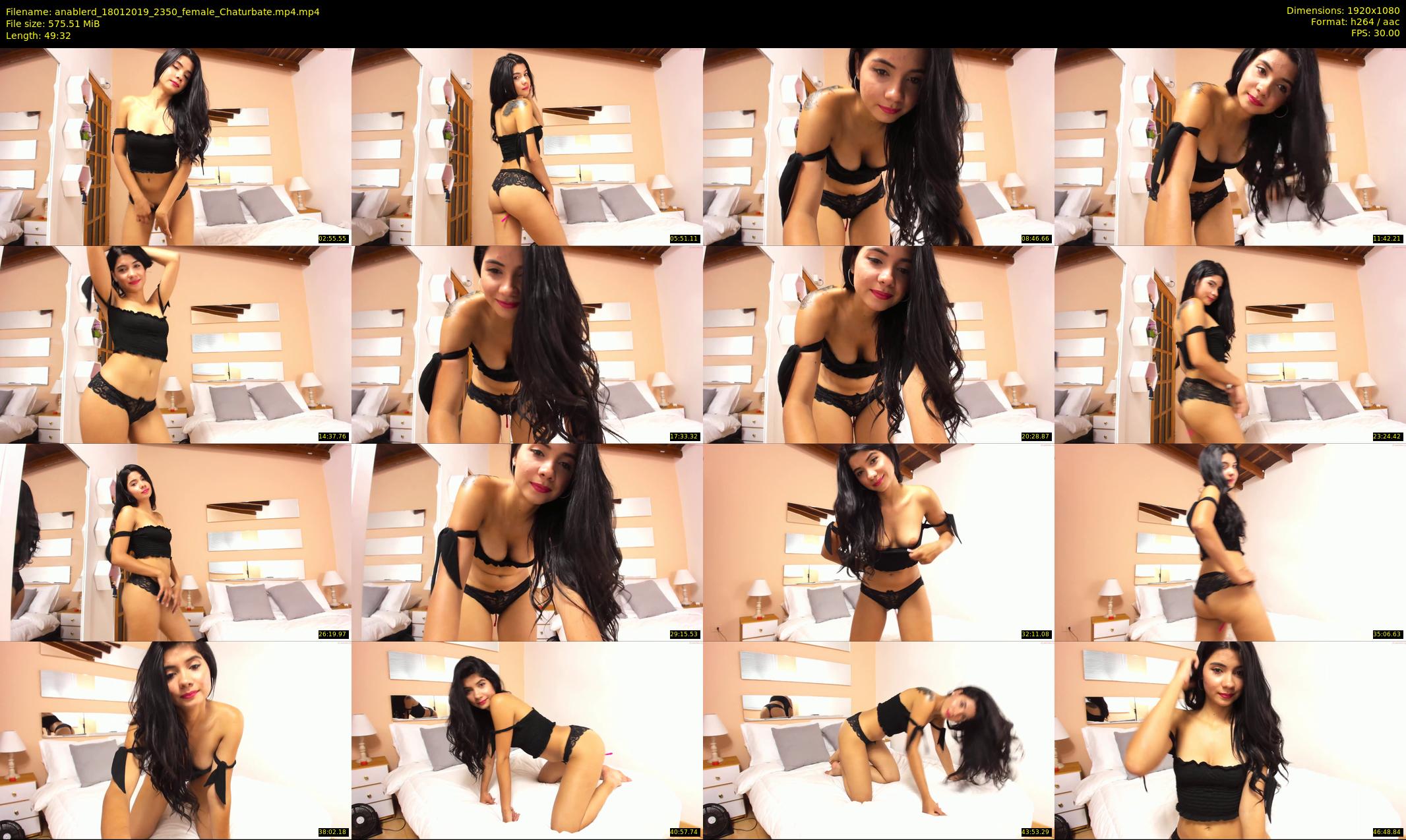 anablerd — 50 minute Chaturbate female cam show recording, 1080p, Jan 18, 2019