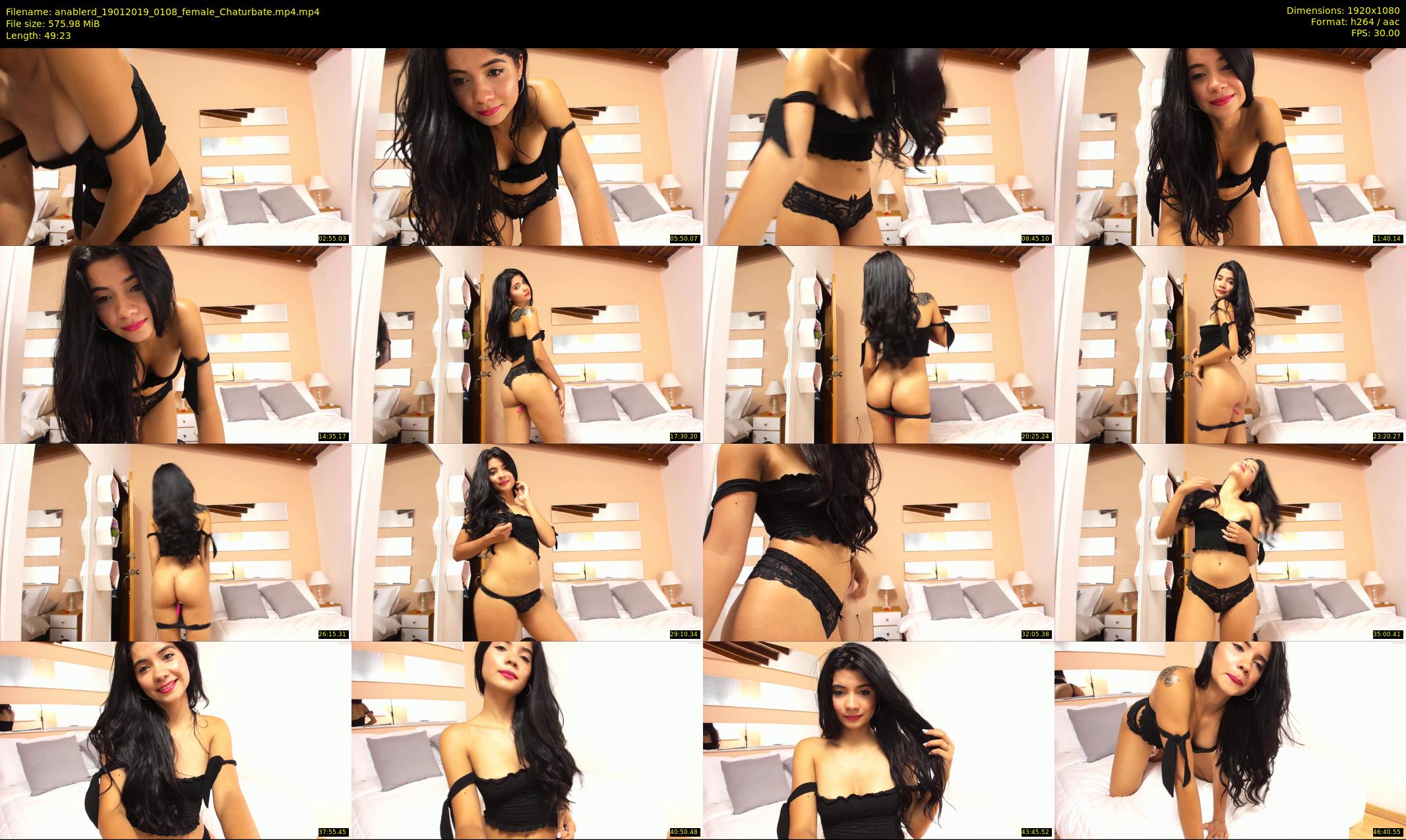 anablerd — 50 minute Chaturbate female cam show recording, 1080p, Jan 19, 2019