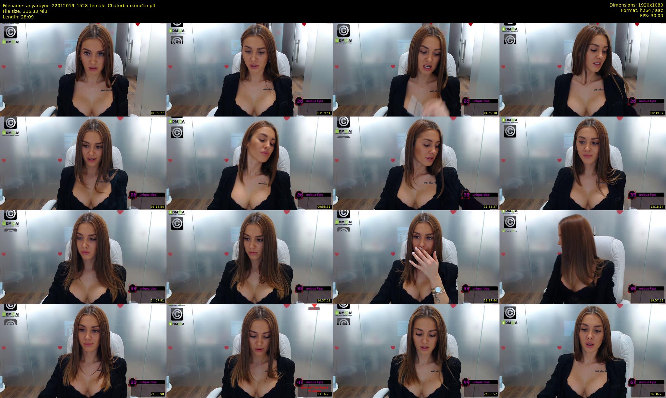 anyarayne — 29 minute Chaturbate female cam show recording, 1080p, Jan 22, 2019