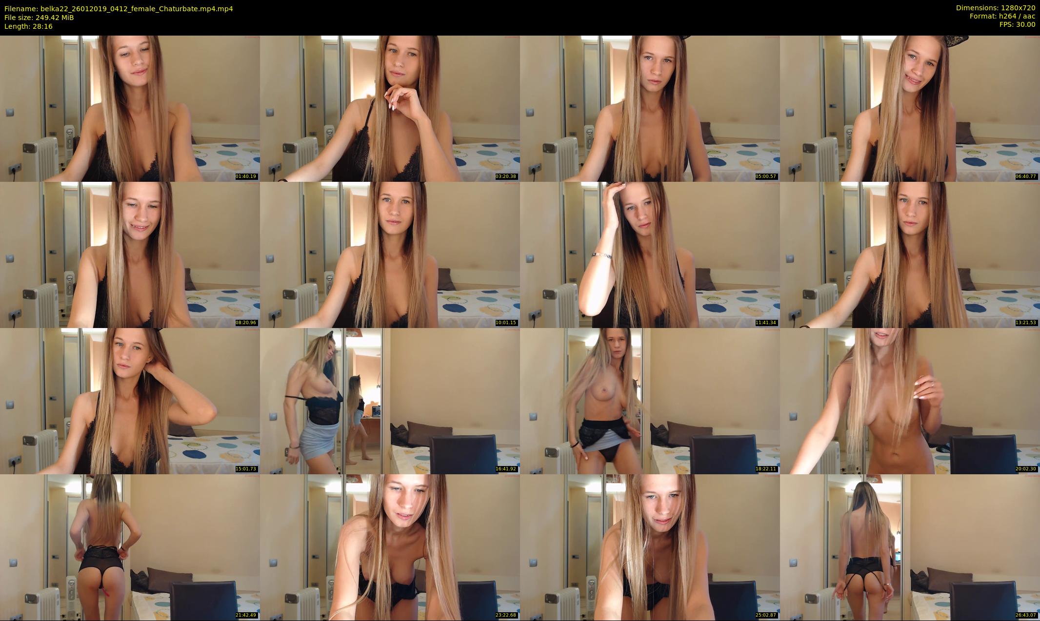 belka22 — 29 minute Chaturbate female cam show recording, 720p, Jan 26, 2019