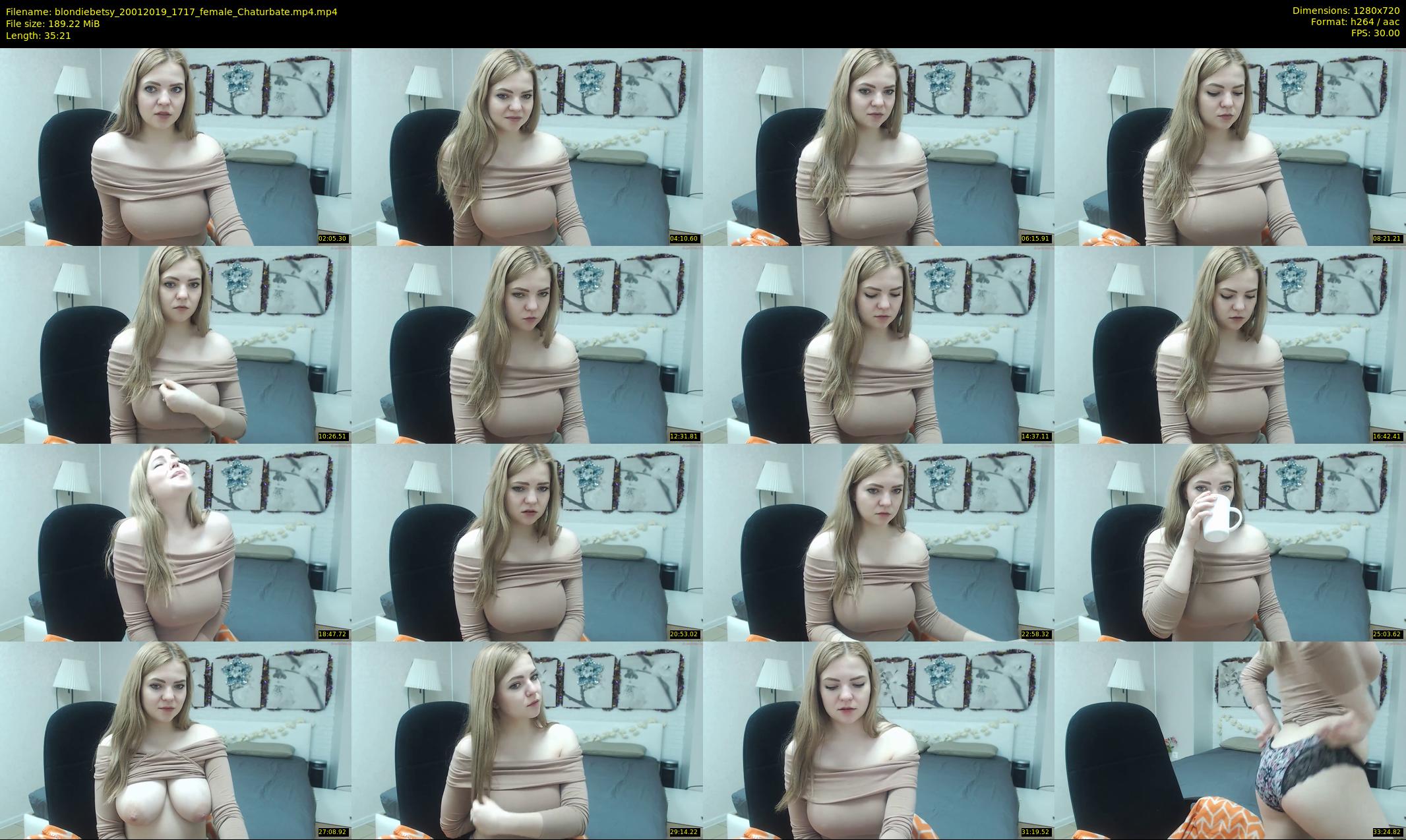 blondiebetsy — 36 minute Chaturbate female cam show recording, 720p, Jan 20, 2019