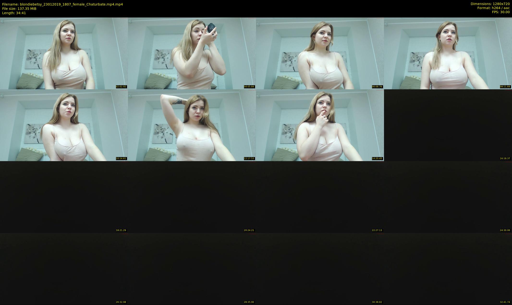 blondiebetsy — 35 minute Chaturbate female cam show recording, 720p, Jan 23, 2019