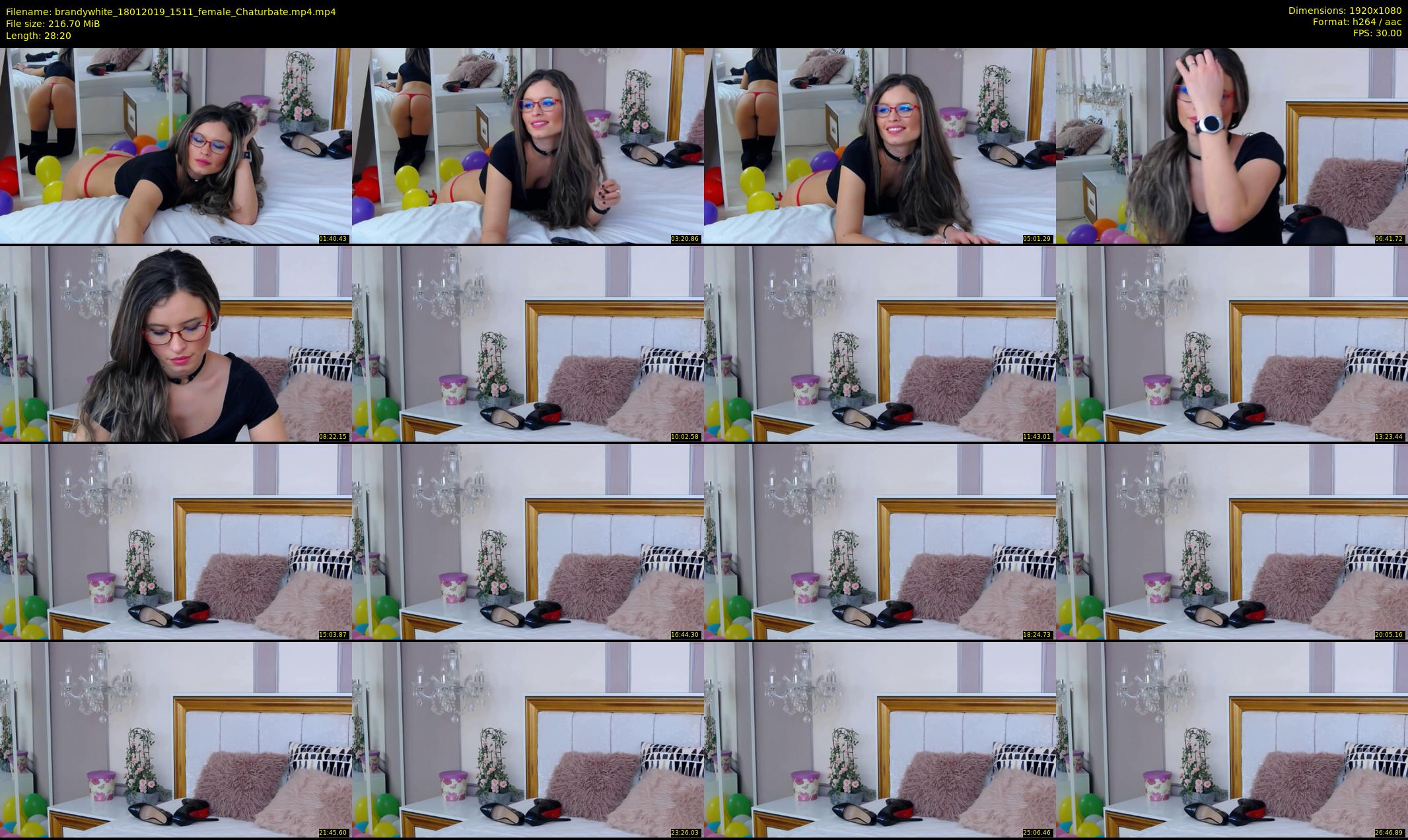 brandywhite — 29 minute Chaturbate female cam show recording, 1080p, Jan 18, 2019