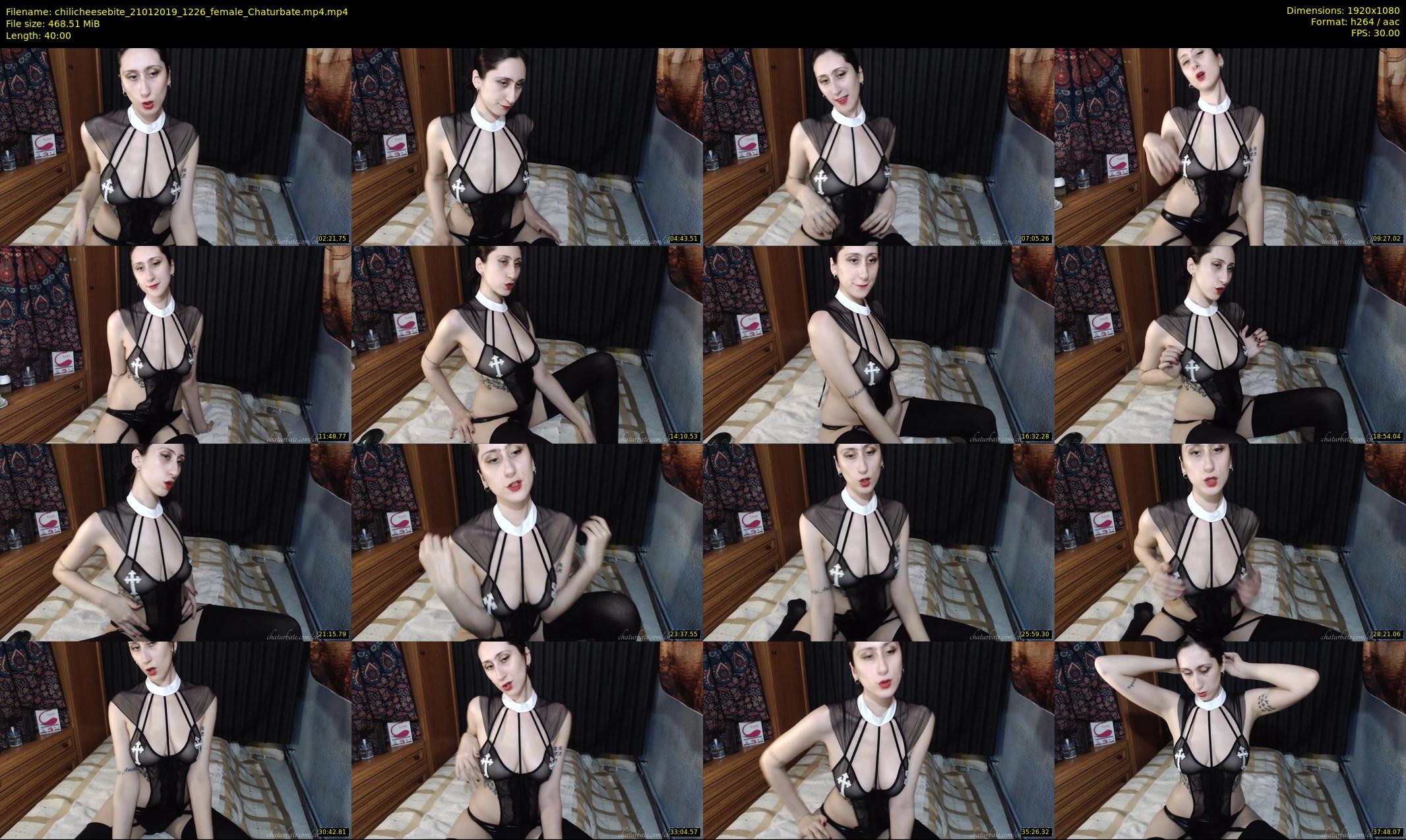 chilicheesebite — 40 minute Chaturbate female cam show recording, 1080p, Jan 21, 2019
