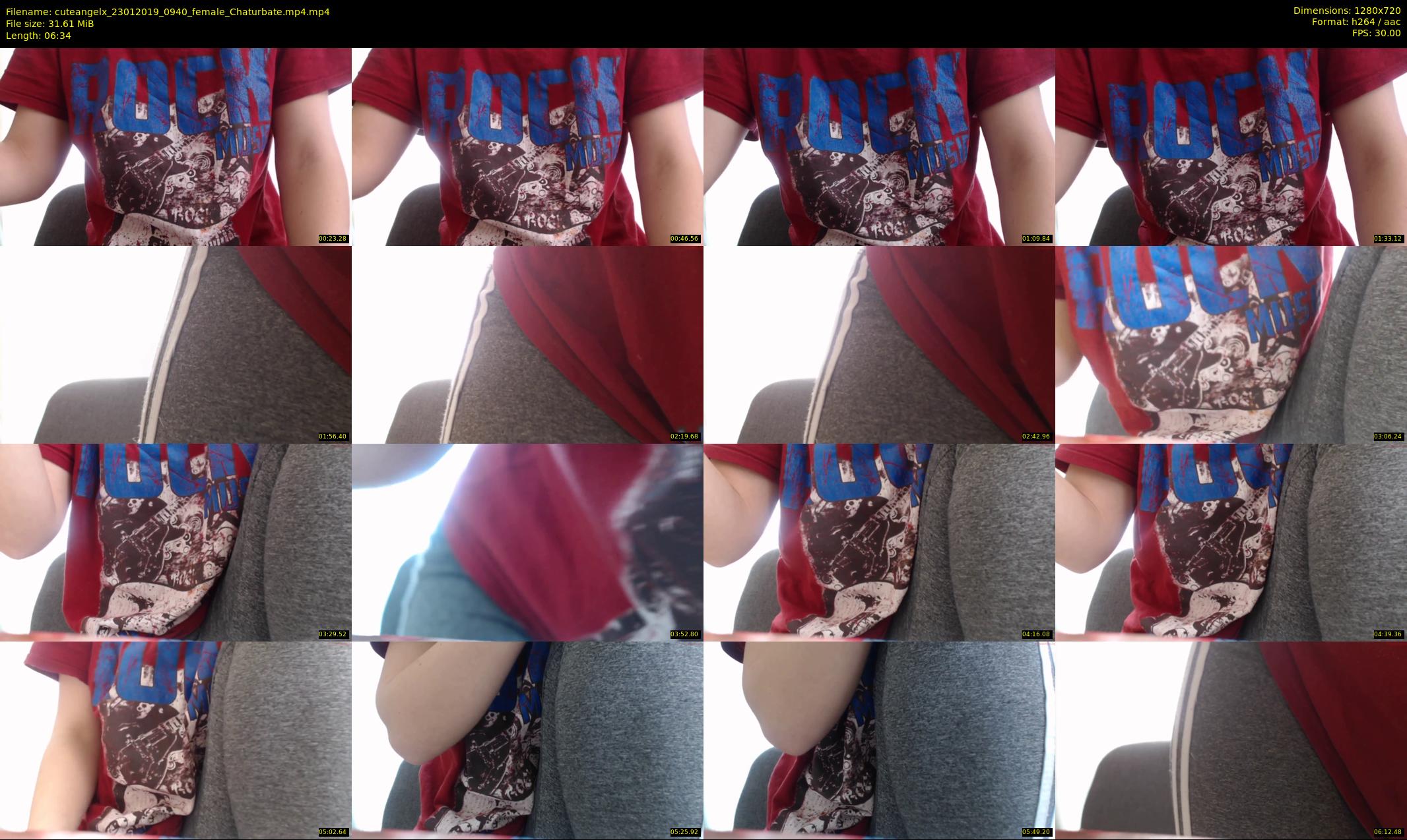 cuteangelx — 7 minute Chaturbate female cam show recording, 720p, Jan 23, 2019
