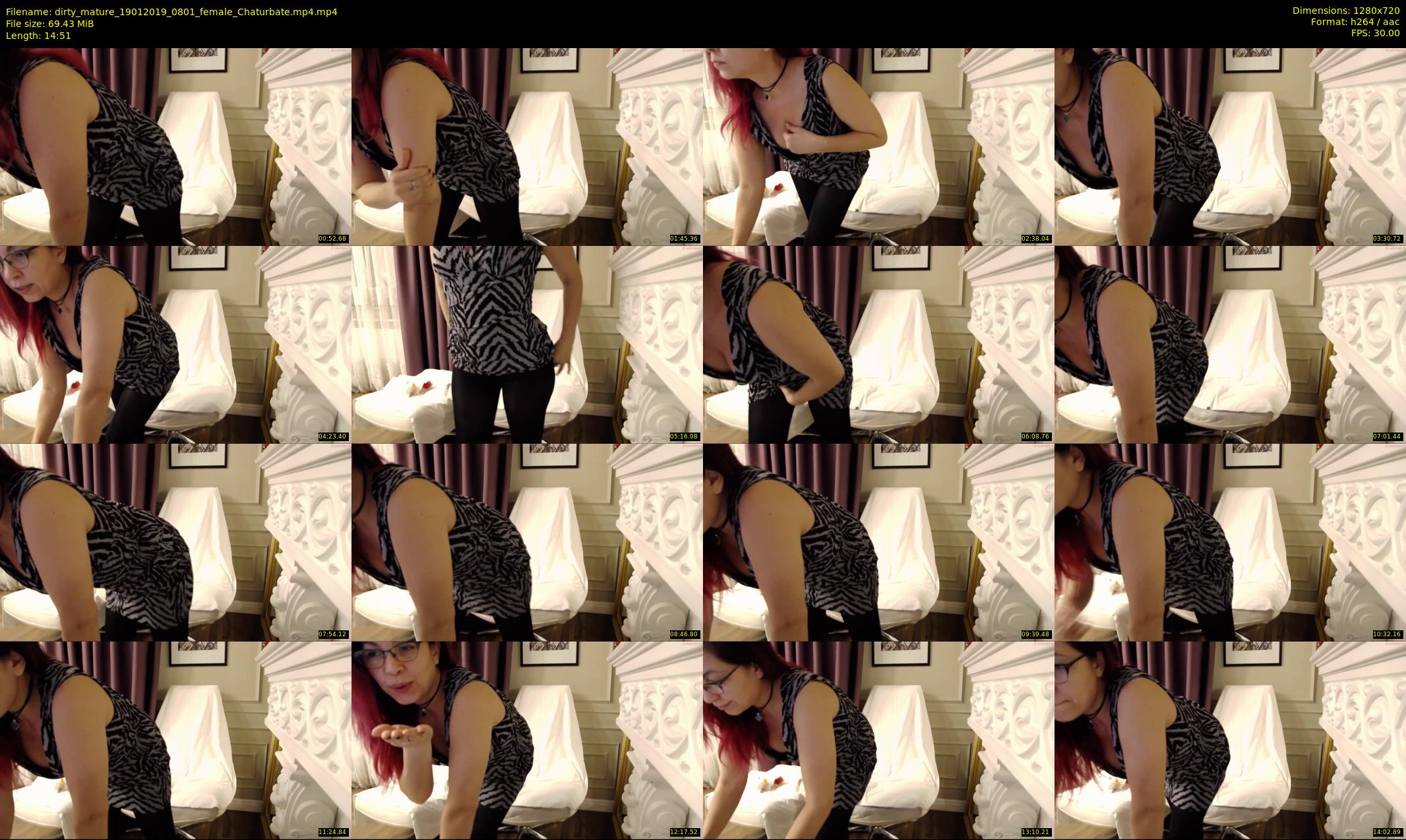 dirty_mature — 15 minute Chaturbate female cam show recording, 720p, Jan 19, 2019