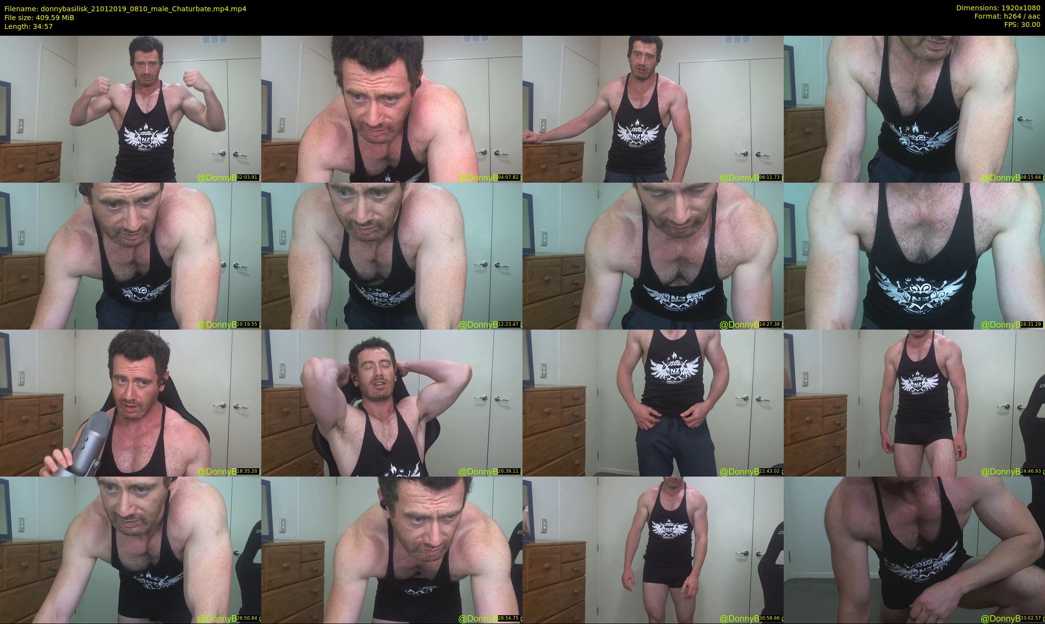donnybasilisk — 35 minute Chaturbate male cam show recording, 1080p, Jan 21, 2019