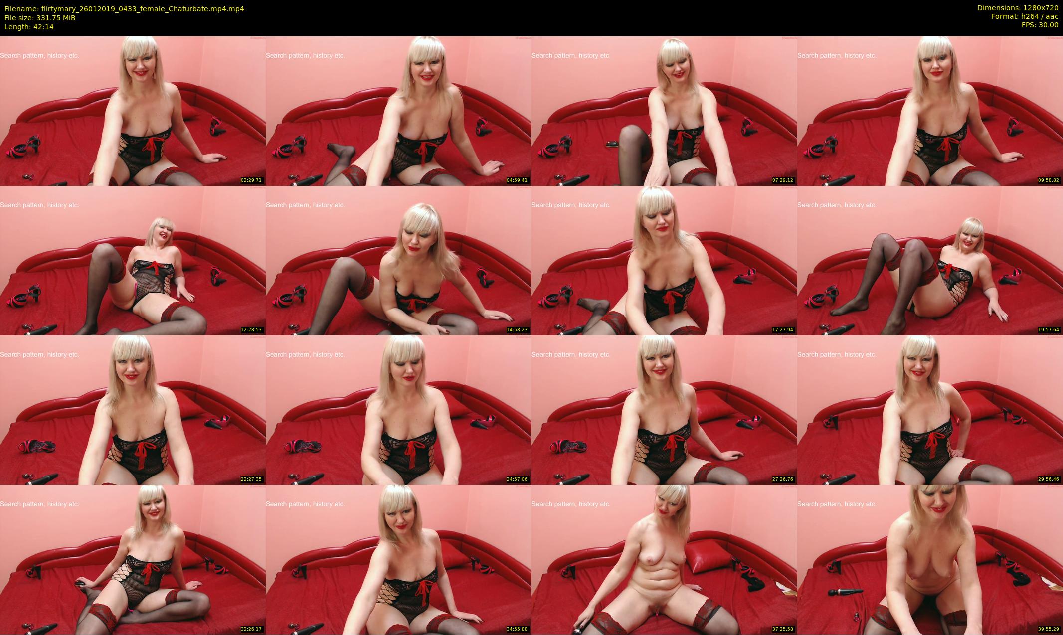 flirtymary — 43 minute Chaturbate female cam show recording, 720p, Jan 26, 2019