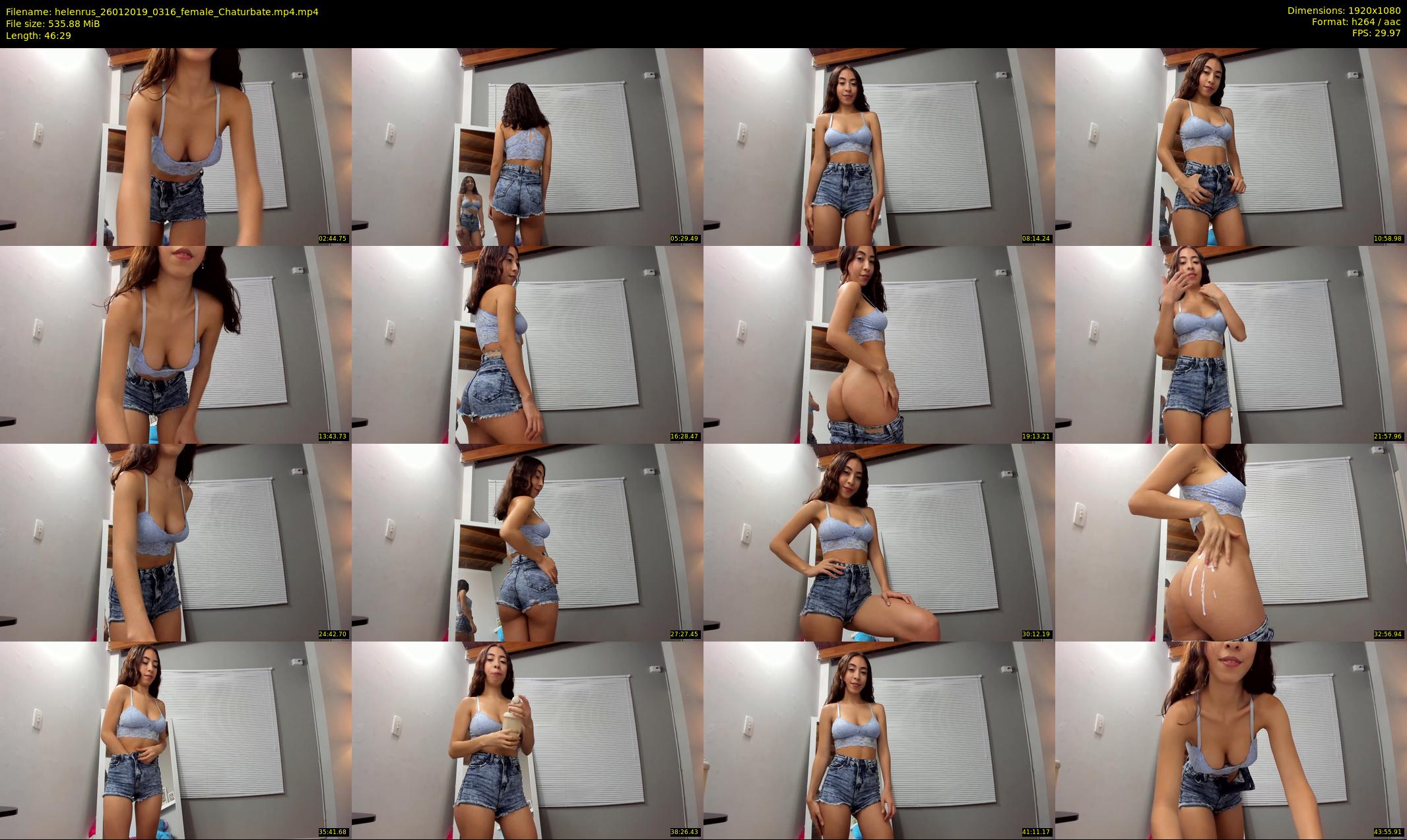 helenrus — 47 minute Chaturbate female cam show recording, 1080p, Jan 26, 2019