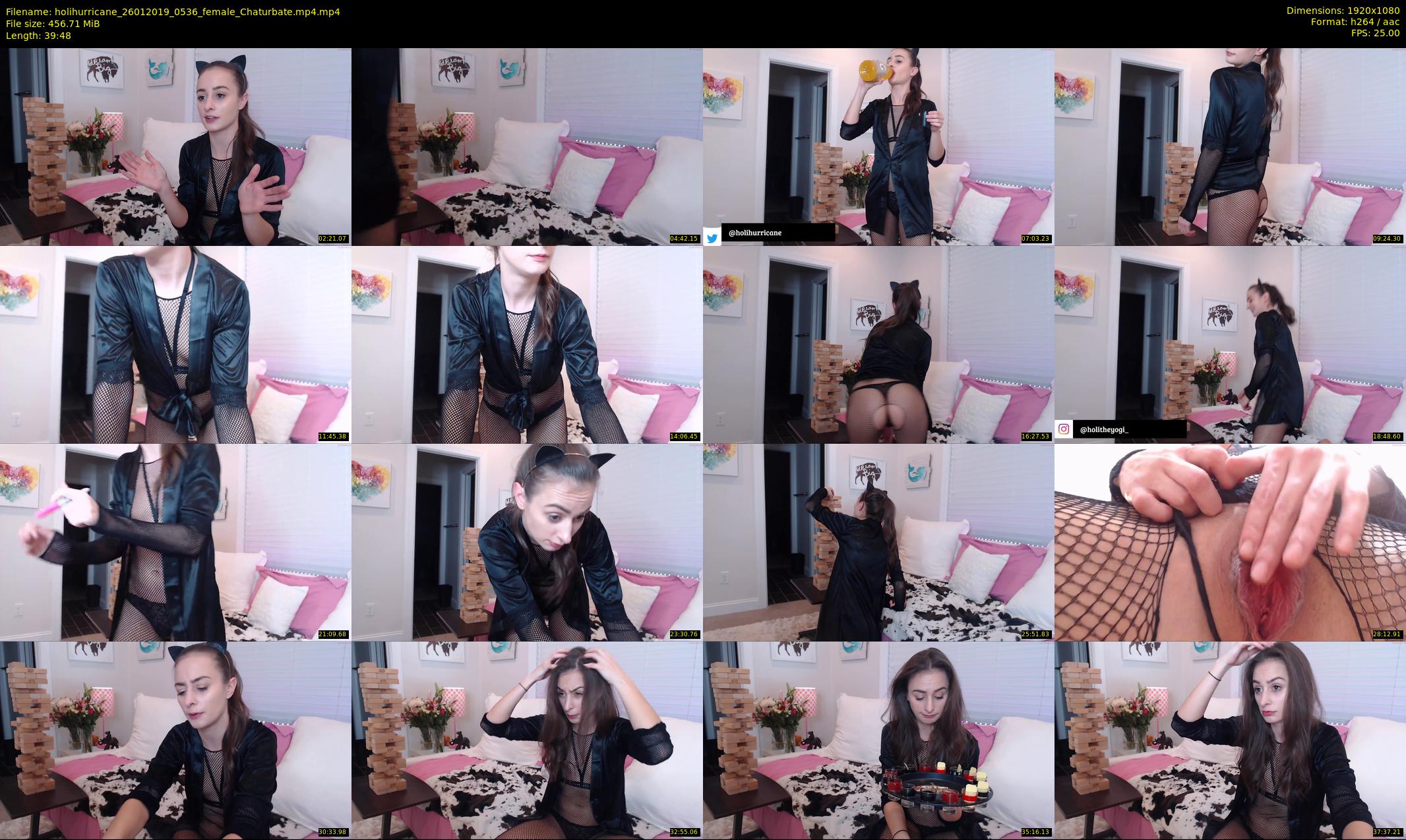 holihurricane — 40 minute Chaturbate female cam show recording, 1080p, Jan 26, 2019