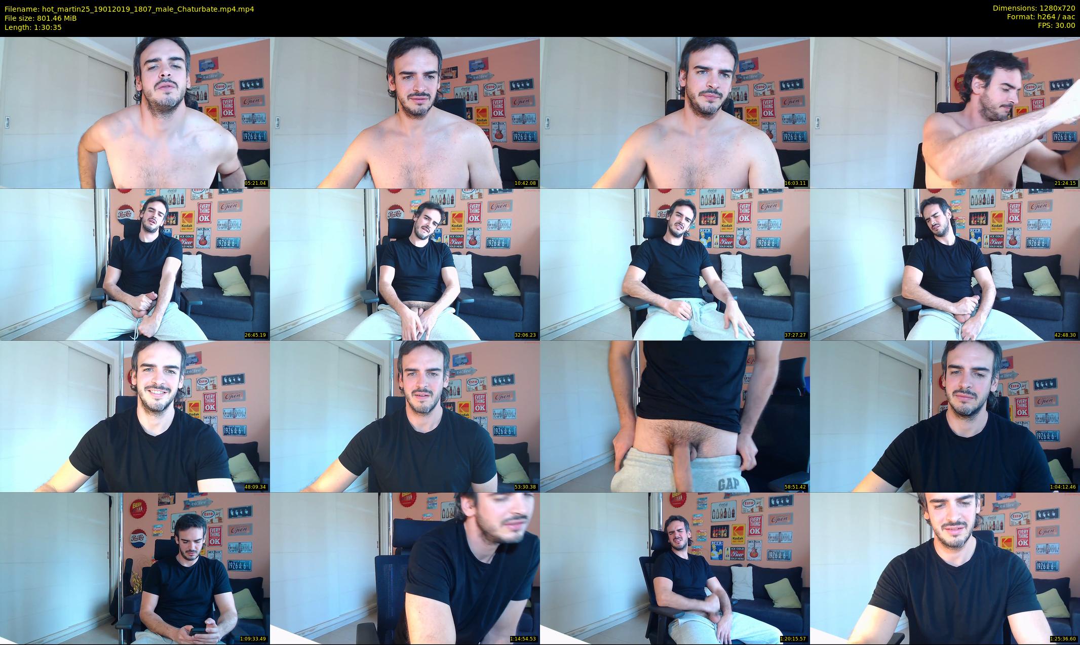 hot_martin25 — 91 minute Chaturbate male cam show recording, 720p, Jan 19, 2019