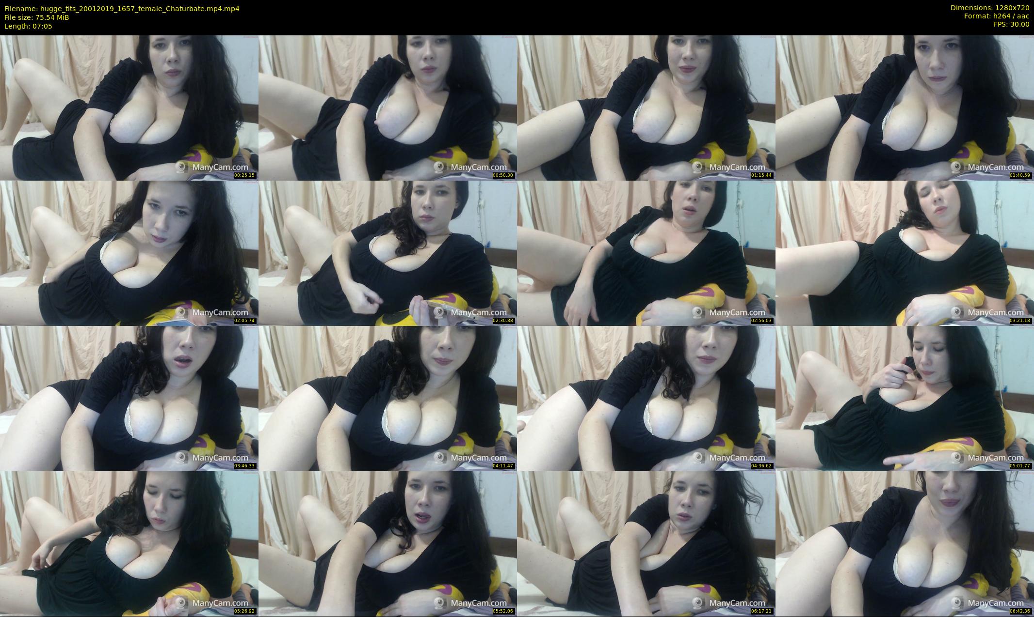 hugge_tits — 8 minute Chaturbate female cam show recording, 720p, Jan 20, 2019