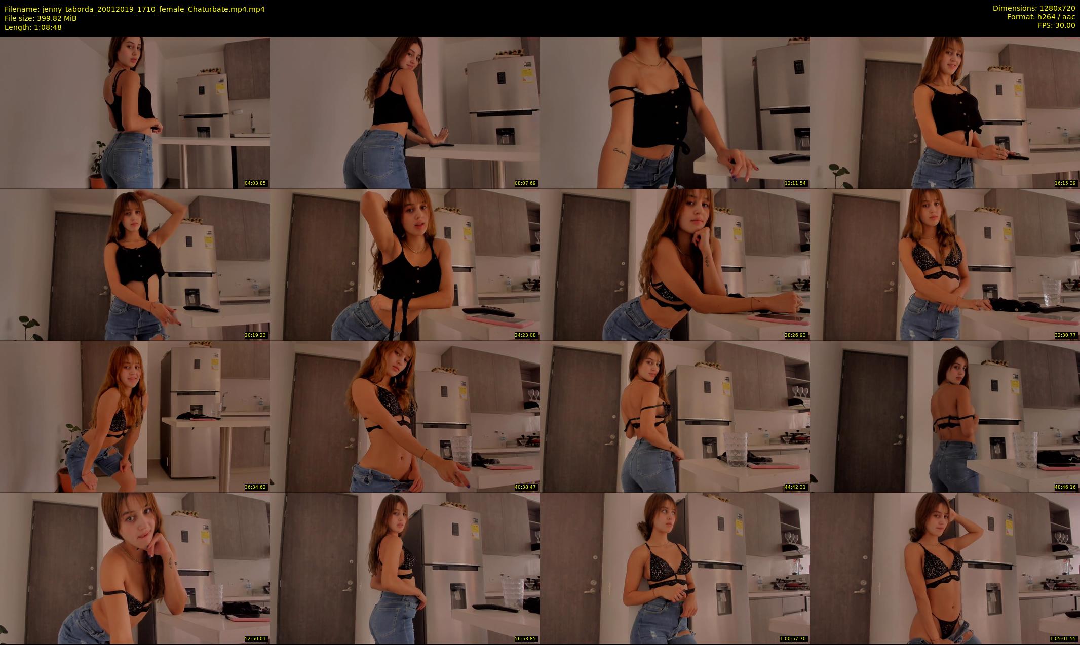 jenny_taborda — 69 minute Chaturbate female cam show recording, 720p, Jan 20, 2019