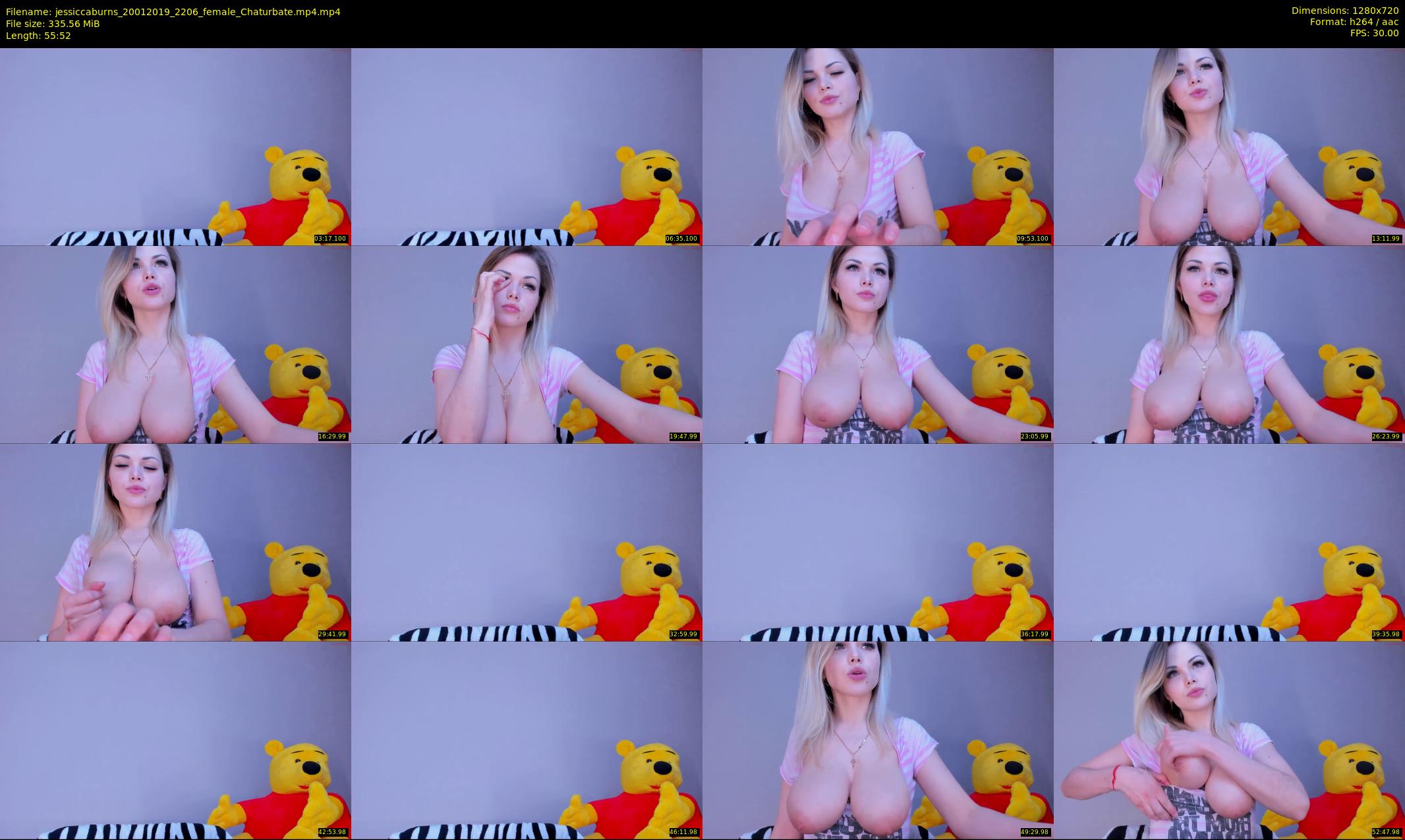 jessiccaburns — 56 minute Chaturbate female cam show recording, 720p, Jan 20, 2019