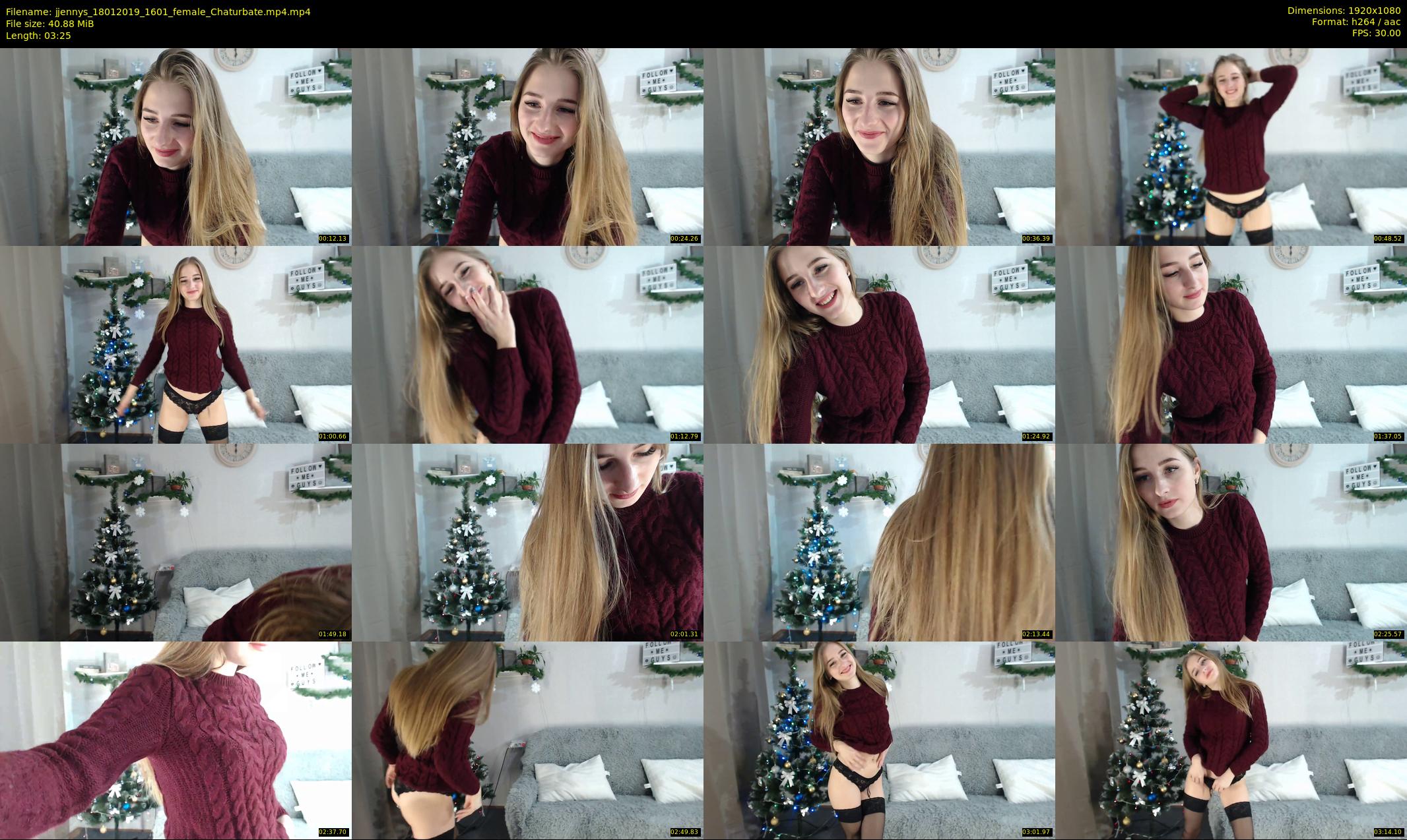 jjennys — 4 minute Chaturbate female cam show recording, 1080p, Jan 18, 2019