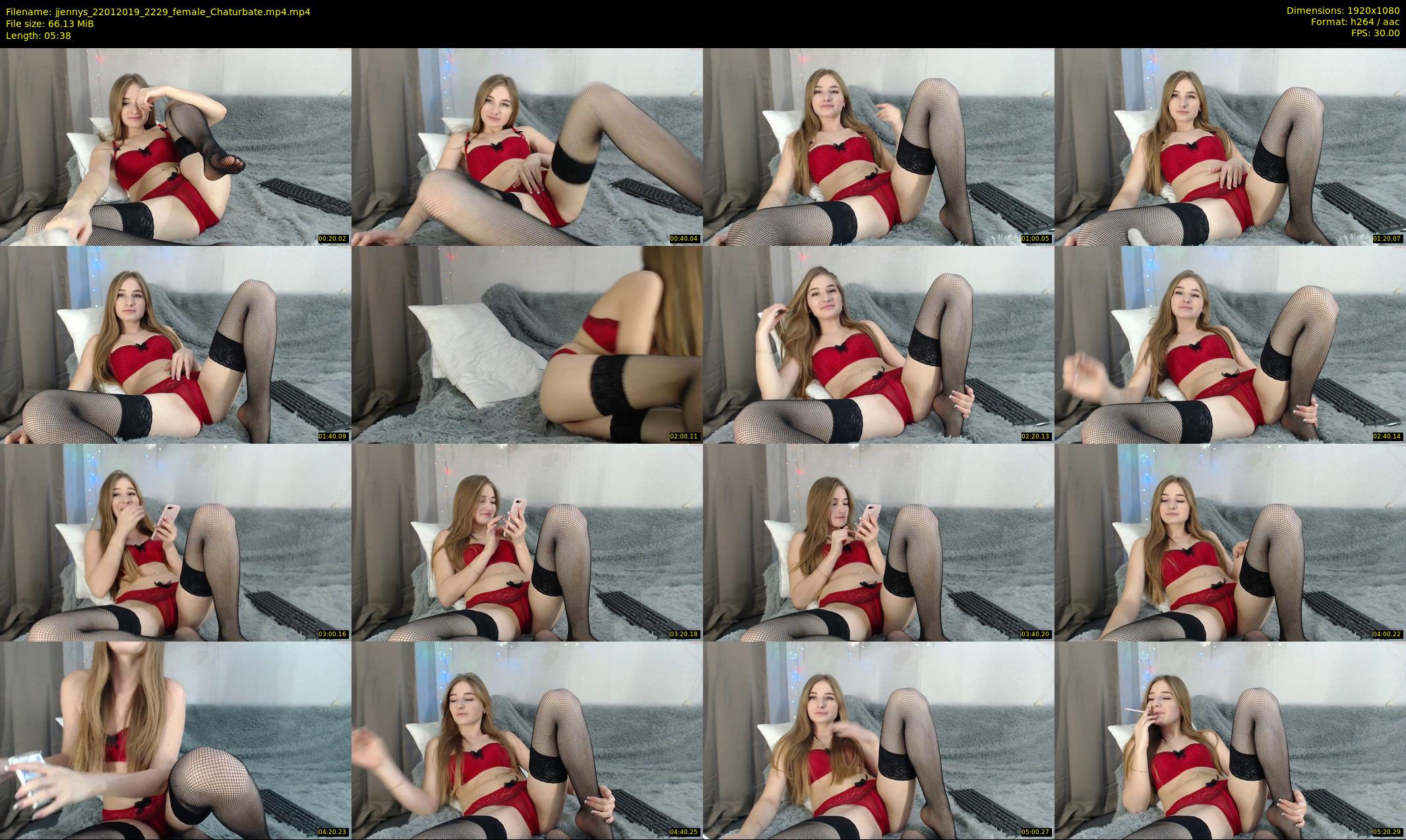 jjennys — 6 minute Chaturbate female cam show recording, 1080p, Jan 22, 2019