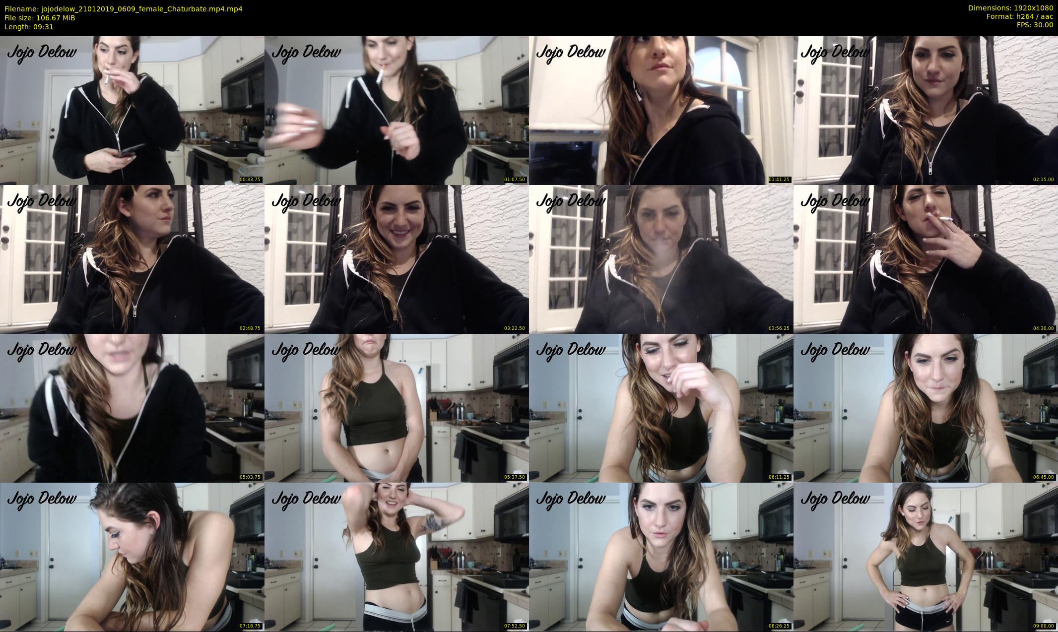 jojodelow — 10 minute Chaturbate female cam show recording, 1080p, Jan 21, 2019