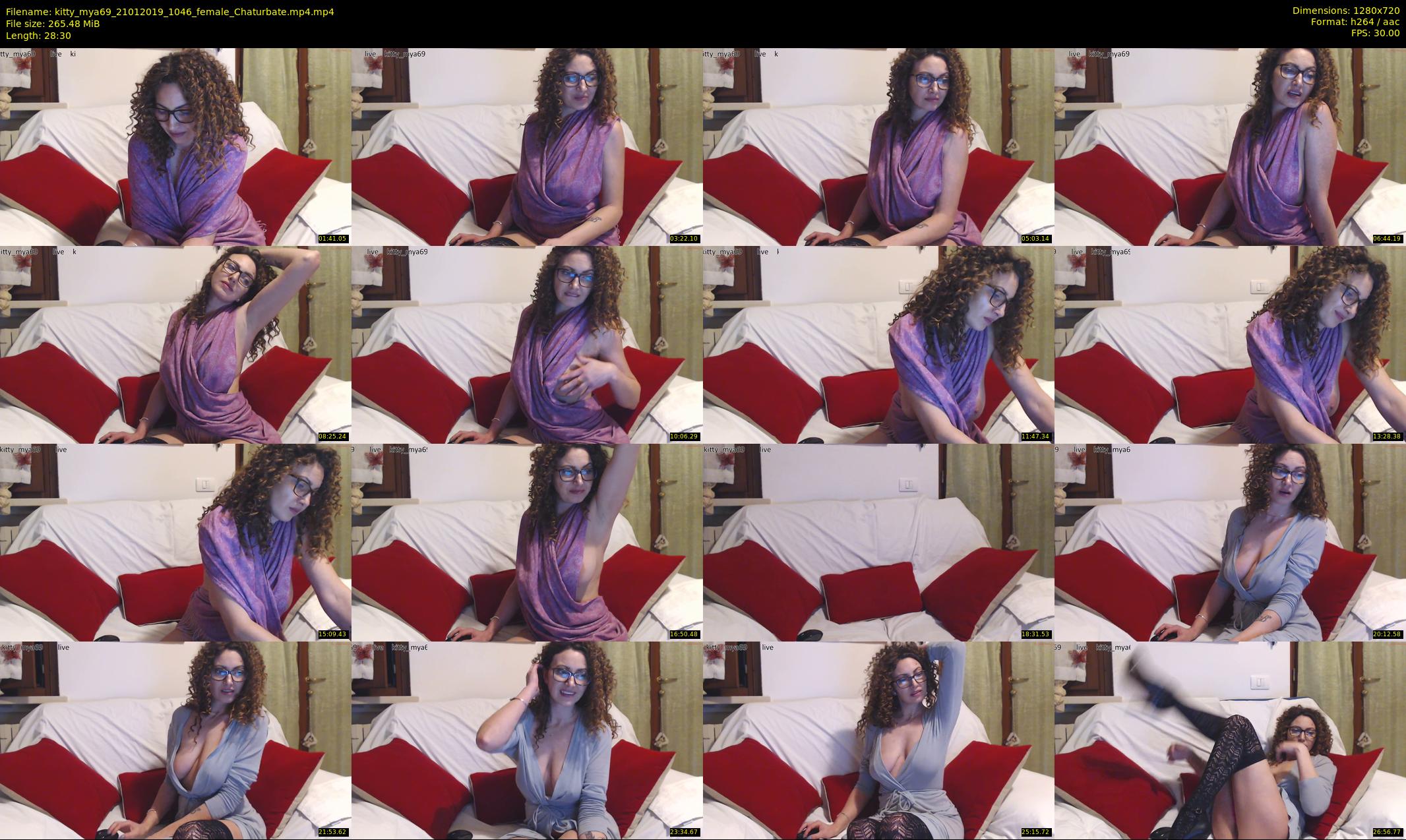 kitty_mya69 — 29 minute Chaturbate female cam show recording, 720p, Jan 21, 2019