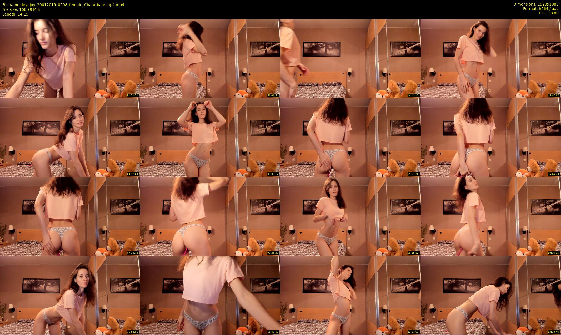 leyajoy — 15 minute Chaturbate female cam show recording, 1080p, Jan 20, 2019