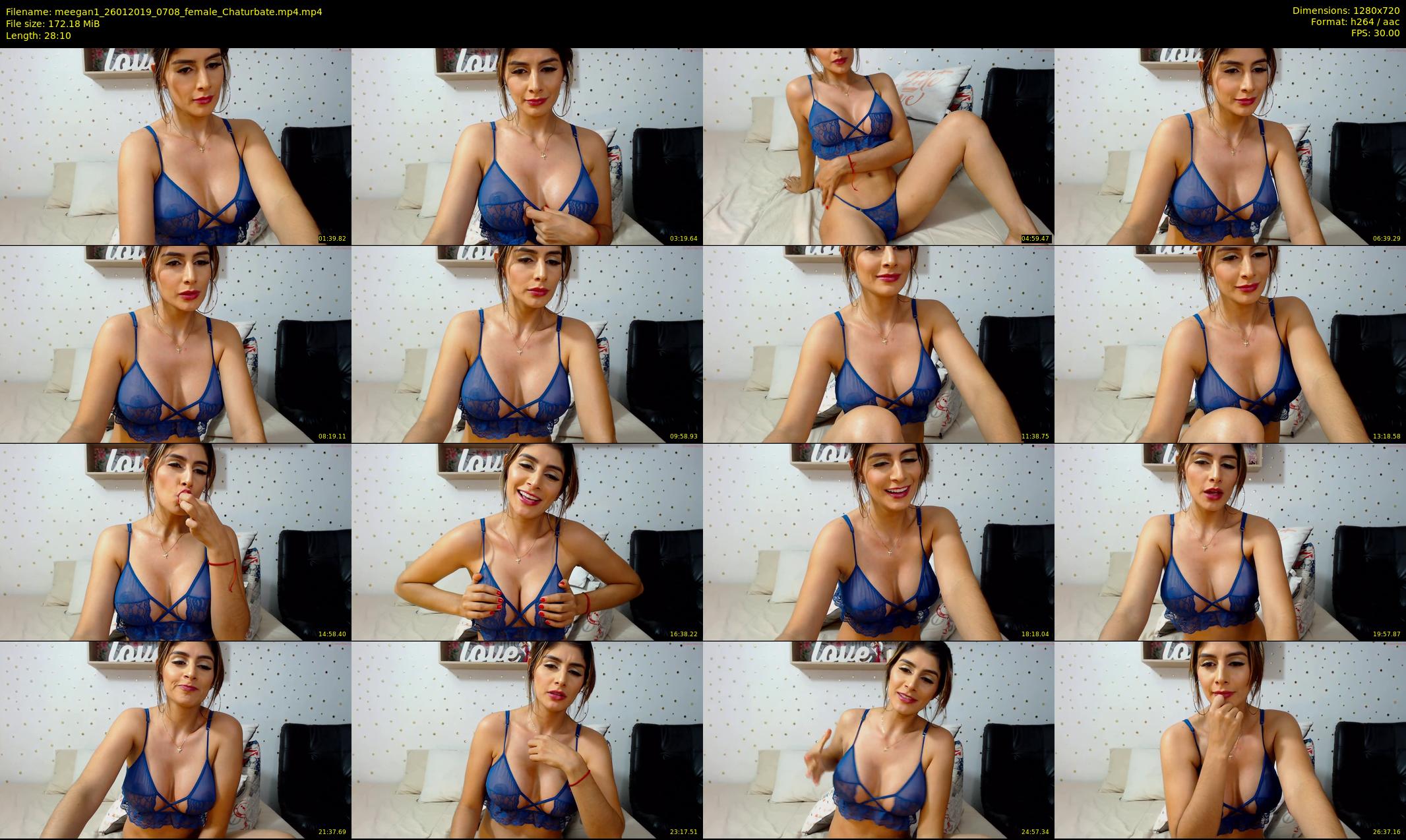 meegan1 — 29 minute Chaturbate female cam show recording, 720p, Jan 26, 2019
