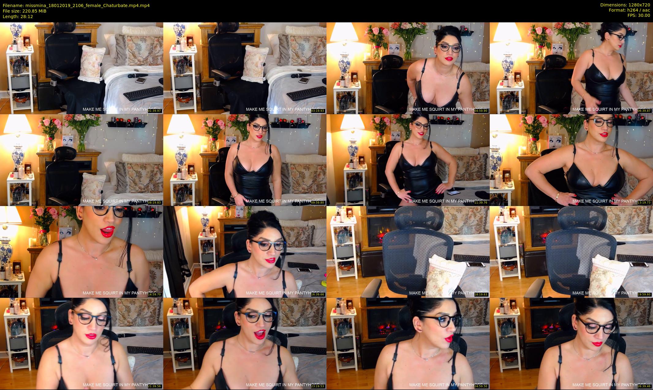 missmina — 29 minute Chaturbate female cam show recording, 720p, Jan 18, 2019