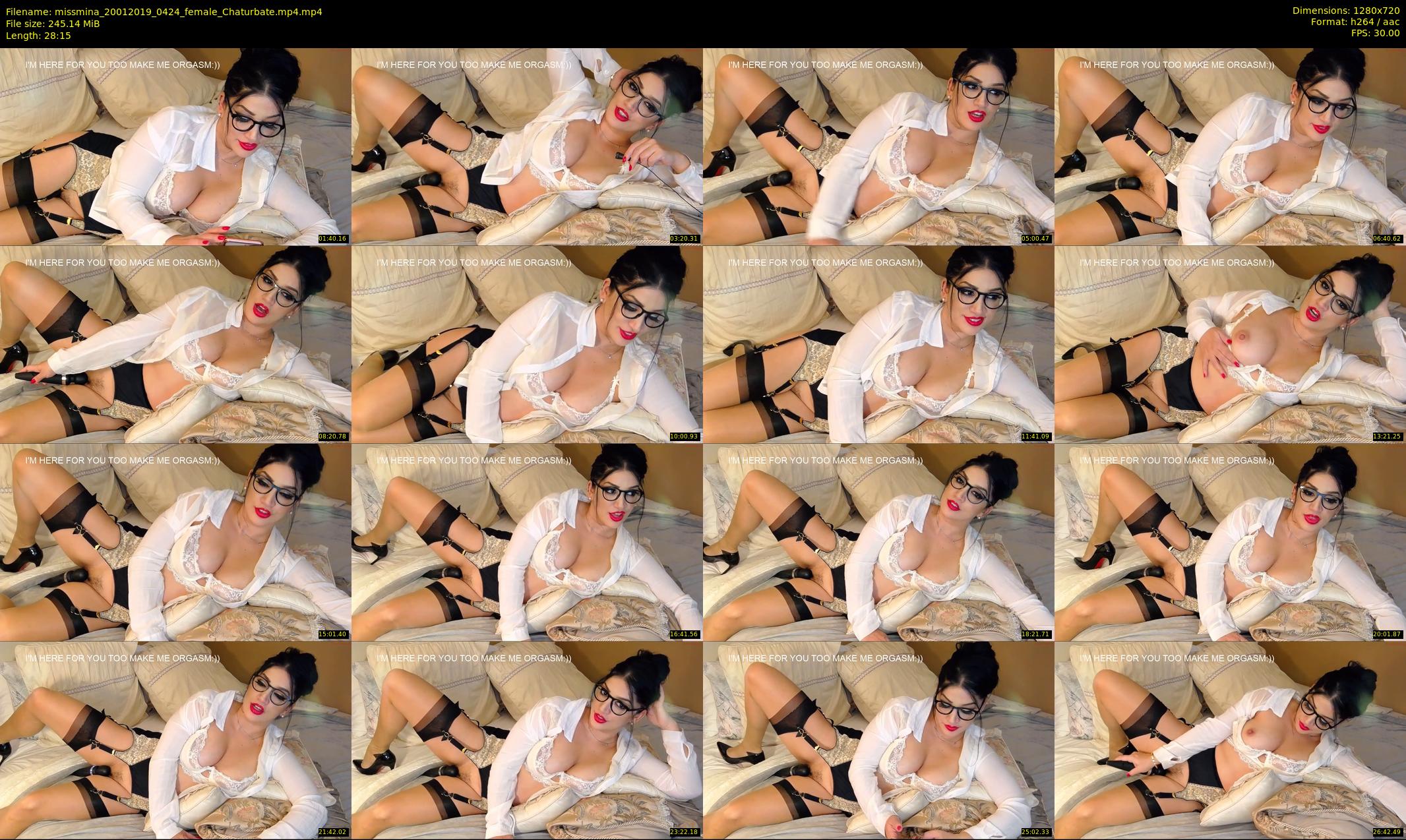 missmina — 29 minute Chaturbate female cam show recording, 720p, Jan 20, 2019