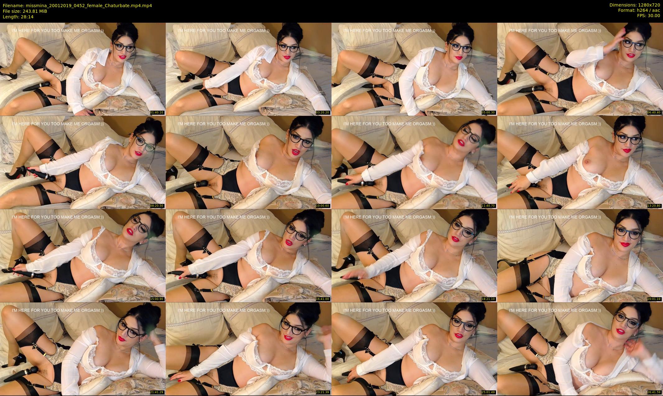 missmina — 29 minute Chaturbate female cam show recording, 720p, Jan 20, 2019