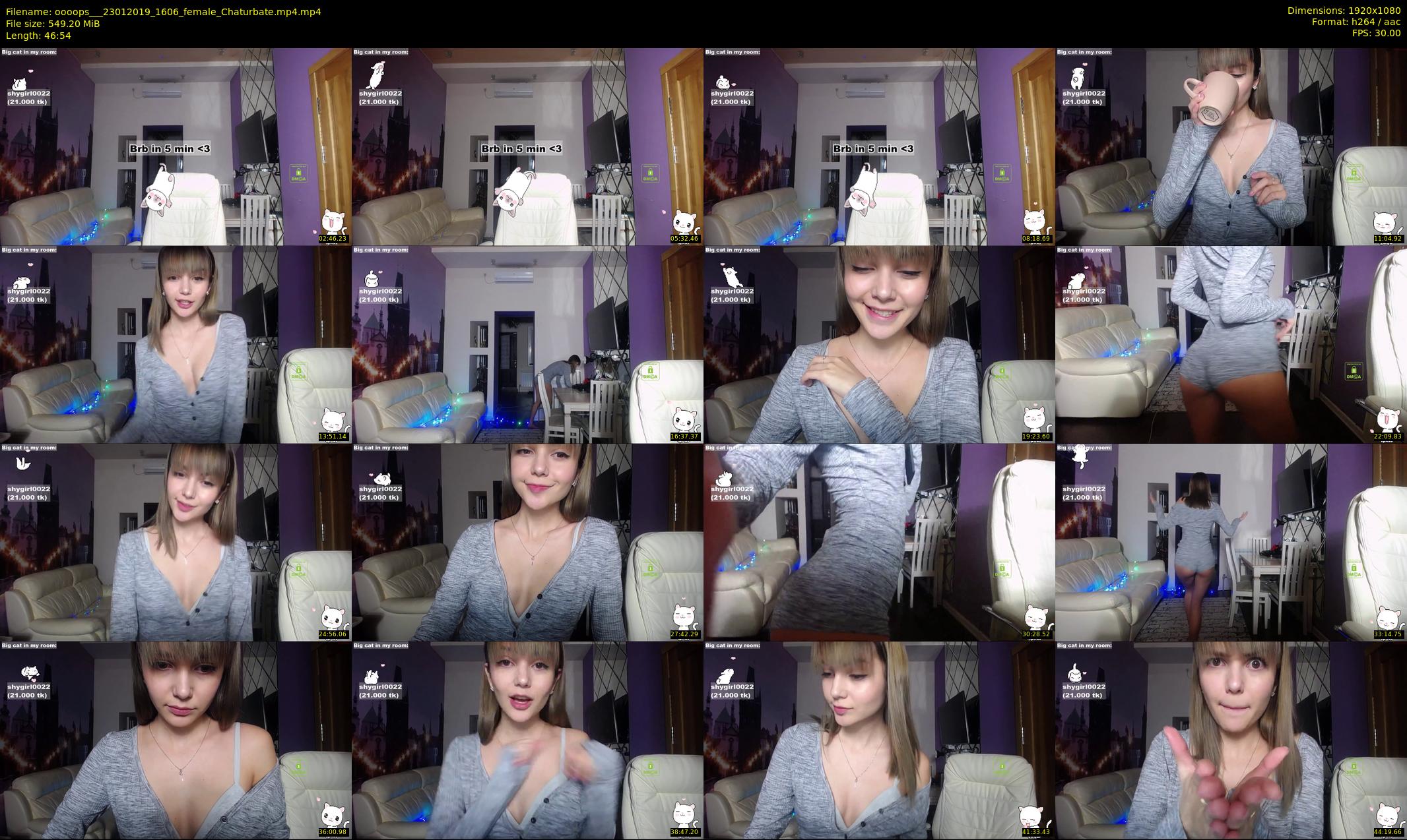 oooops__ — 47 minute Chaturbate female cam show recording, 1080p, Jan 23, 2019