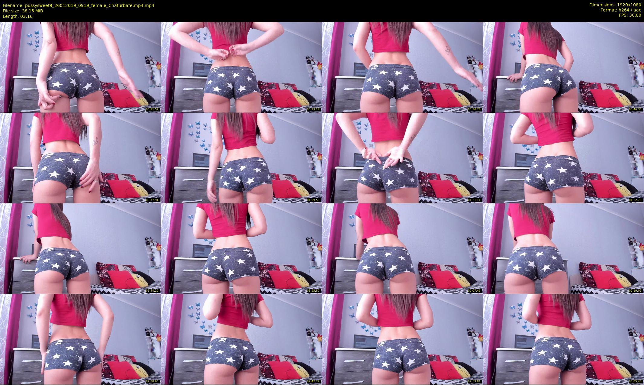 pussysweet9 — 4 minute Chaturbate female cam show recording, 1080p, Jan 26, 2019