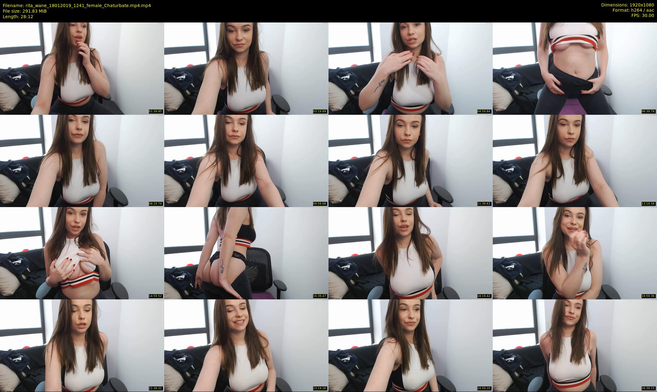 rita_wane — 29 minute Chaturbate female cam show recording, 1080p, Jan 18, 2019