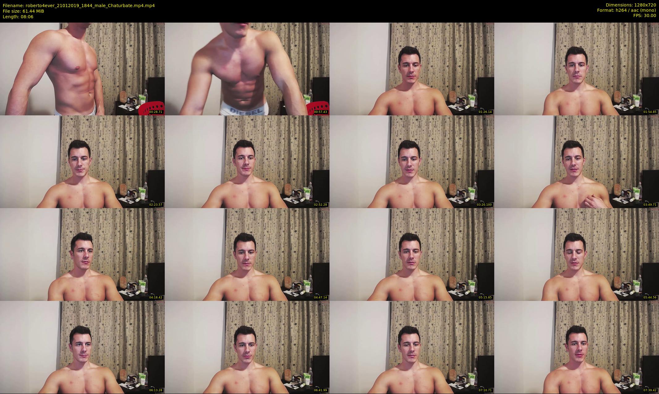 roberto4ever — 9 minute Chaturbate male cam show recording, 720p, Jan 21, 2019