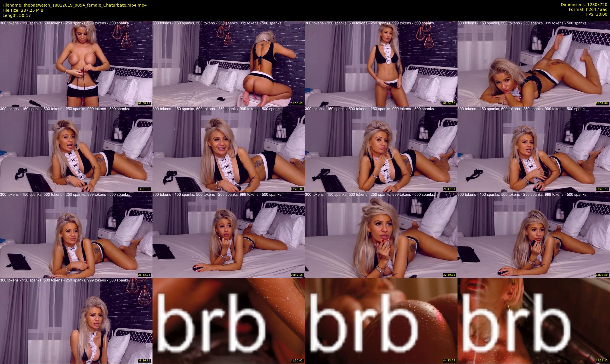 thebaewatch — 51 minute Chaturbate female cam show recording, 720p, Jan 18, 2019